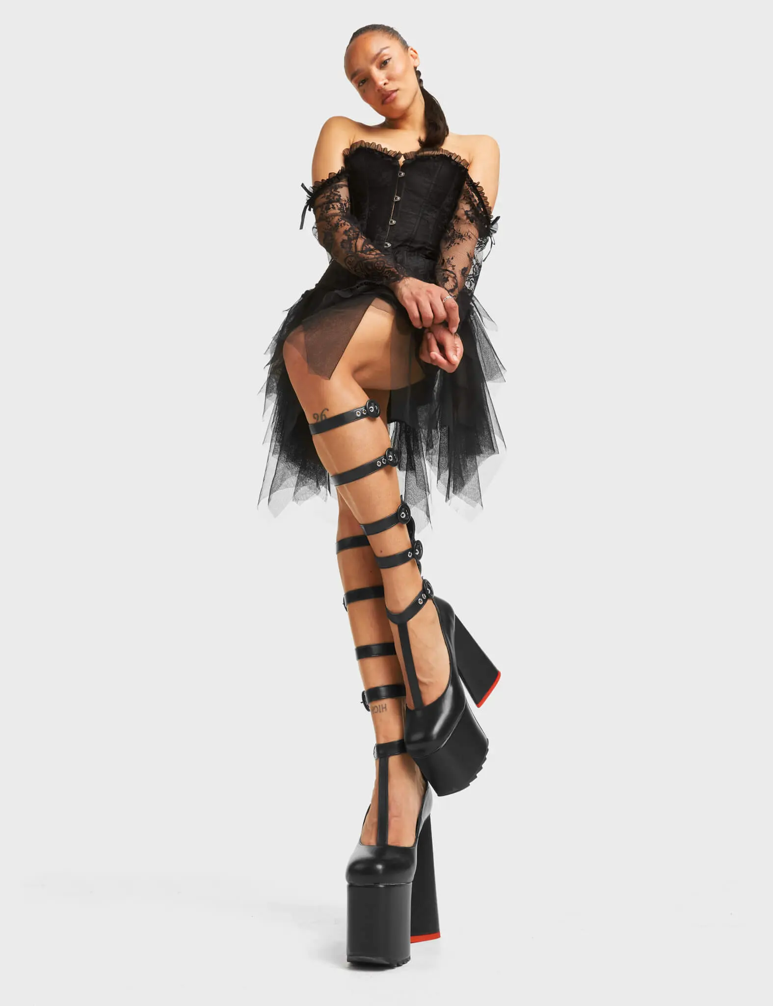 My Angel Platform Knee High Boots - Image 3