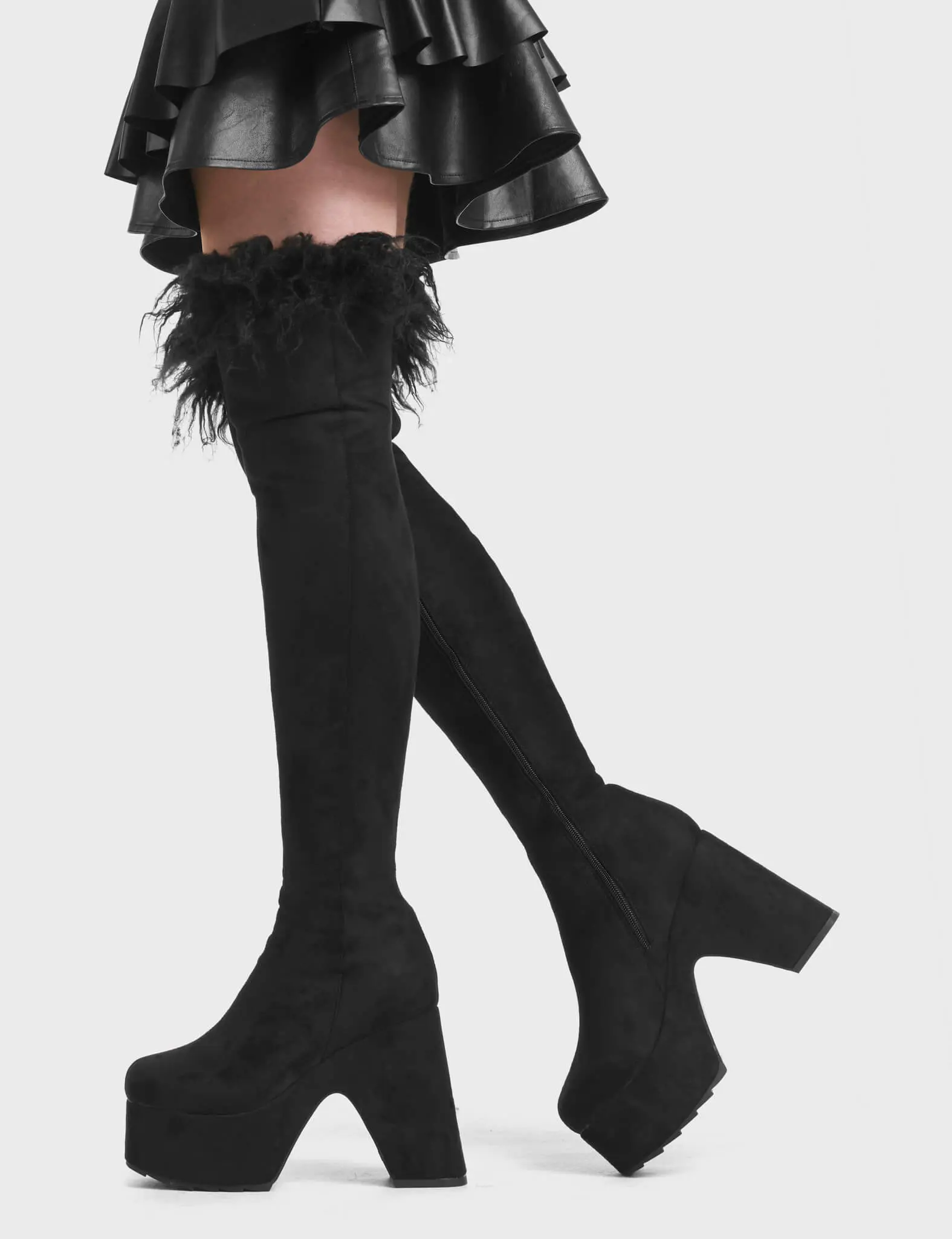 Another Level Platform Thigh High Boots - Image 3