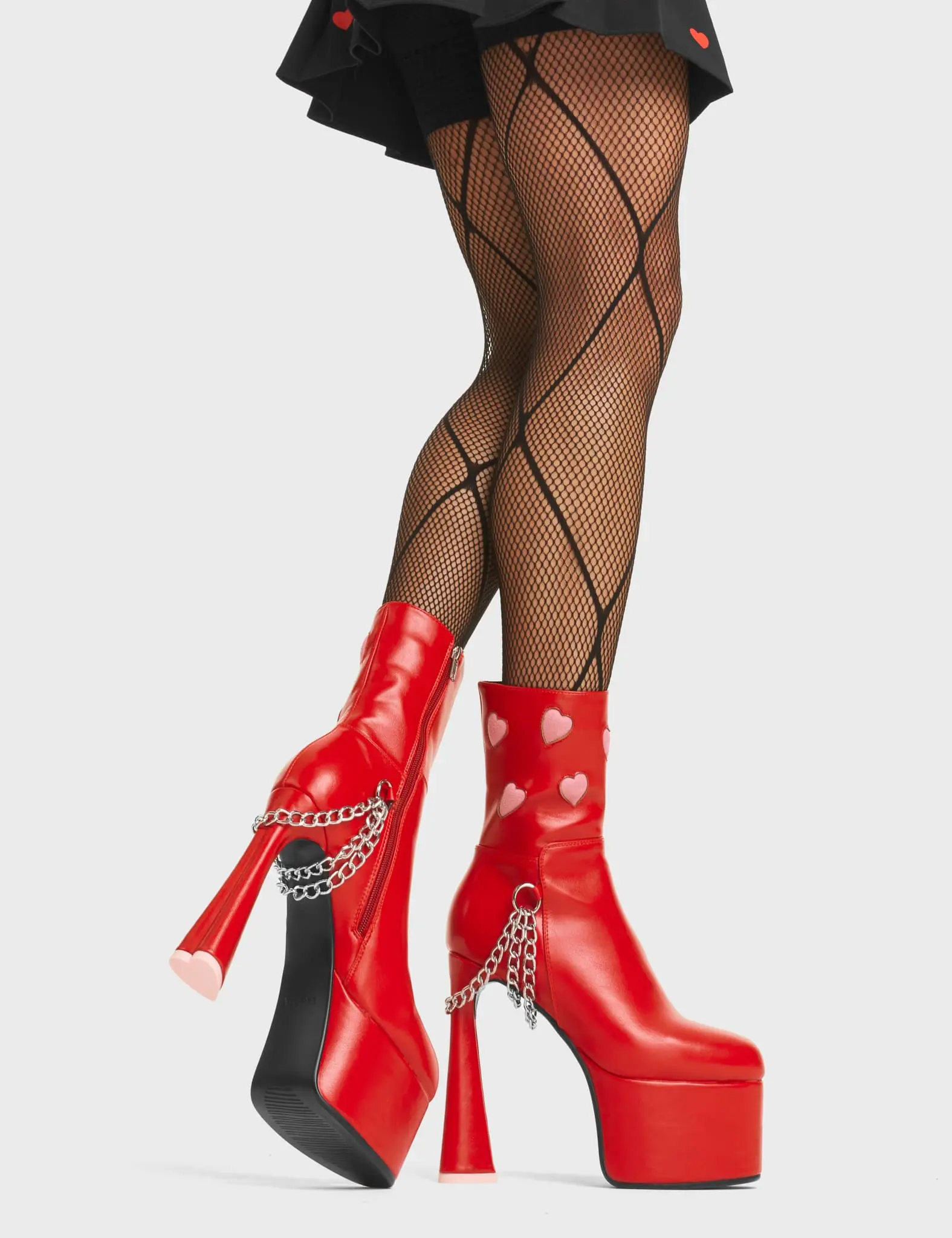 Back Me Platform Ankle Boots - Image 2