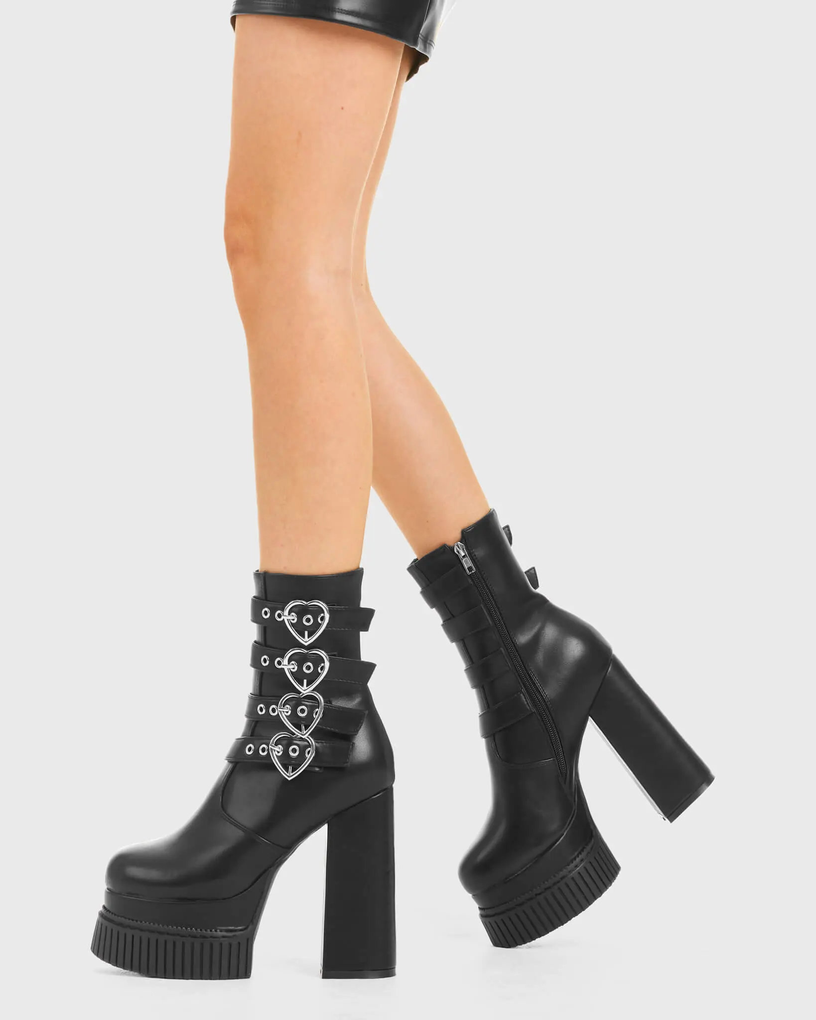 Back To Love Creeper Platform Ankle Boots - Image 3