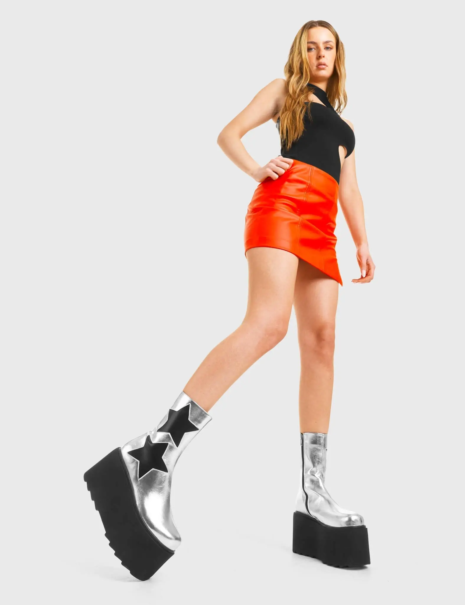 Big Shot Chunky Platform Ankle Boots - Image 2
