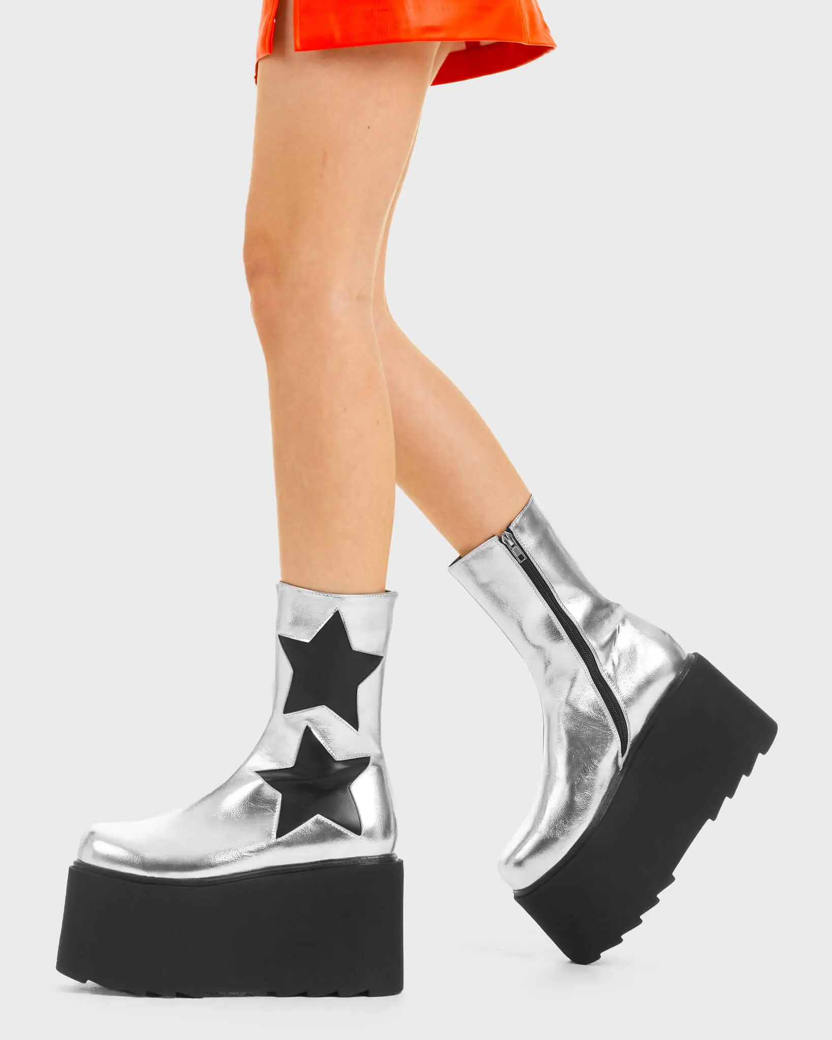 Big Shot Chunky Platform Ankle Boots - Image 3