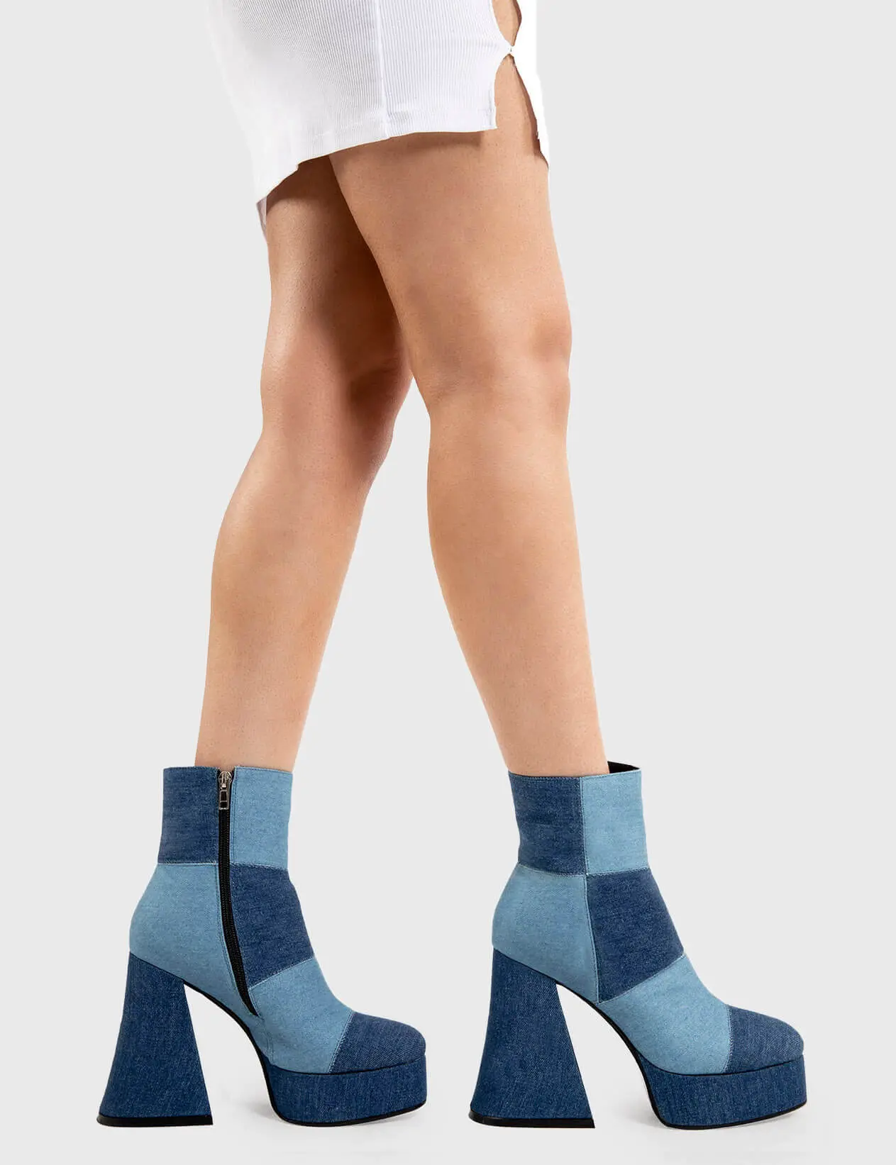 Break In Two Platform Ankle Boots - Image 3