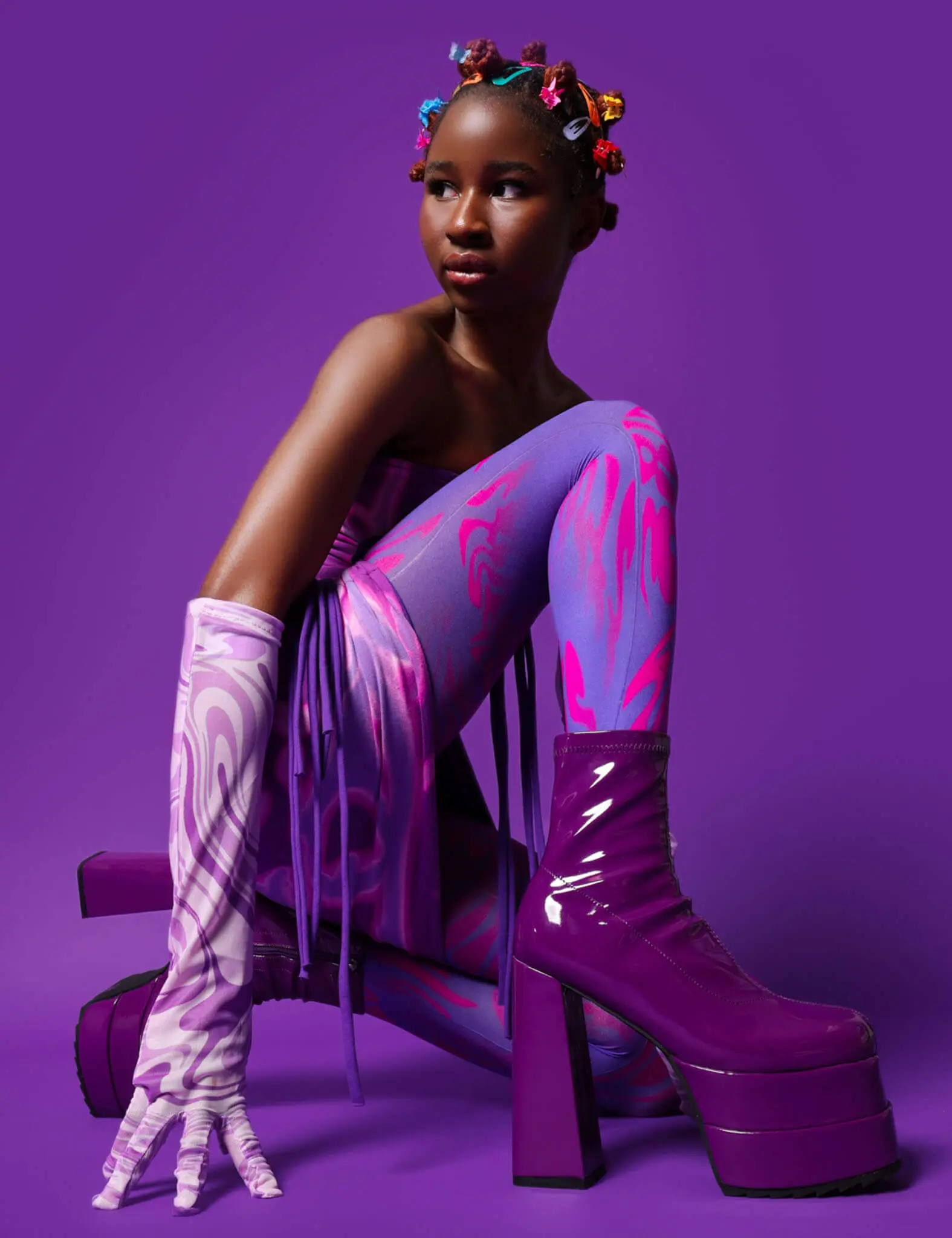 Cassette Platform Ankle Boots - Image 2