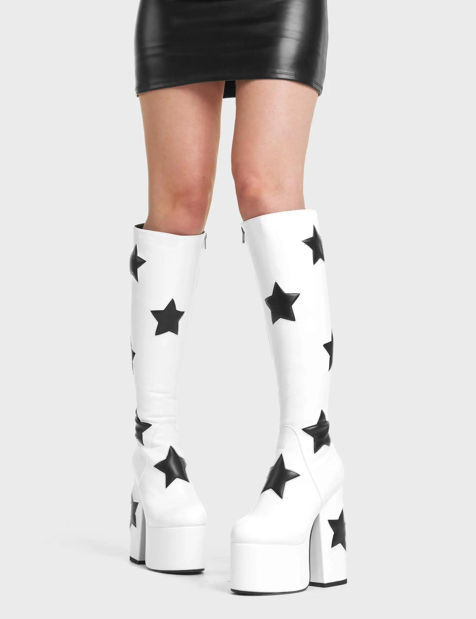 Comet Platform Knee High Boots