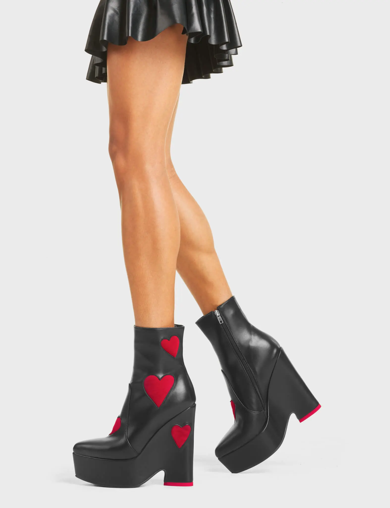 Copacetic Chunky Platform Ankle Boots - Image 3