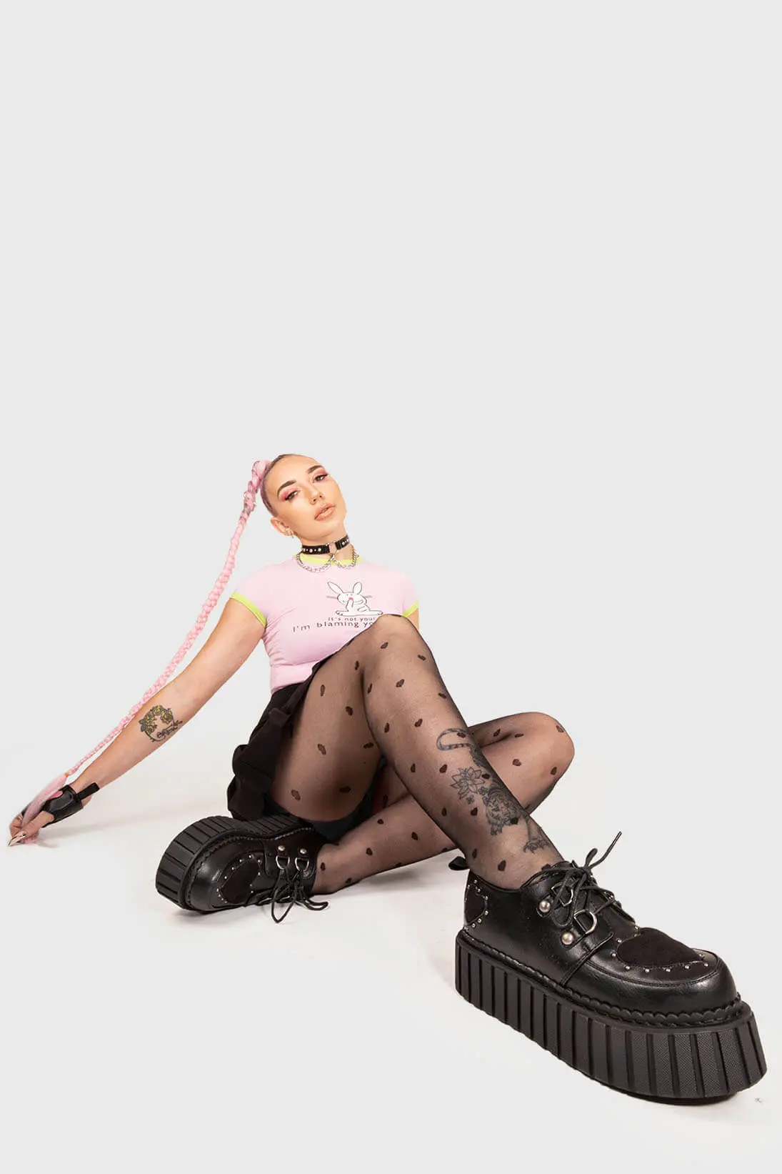 Cryptic Love Chunky Creeper Shoes - Image 3