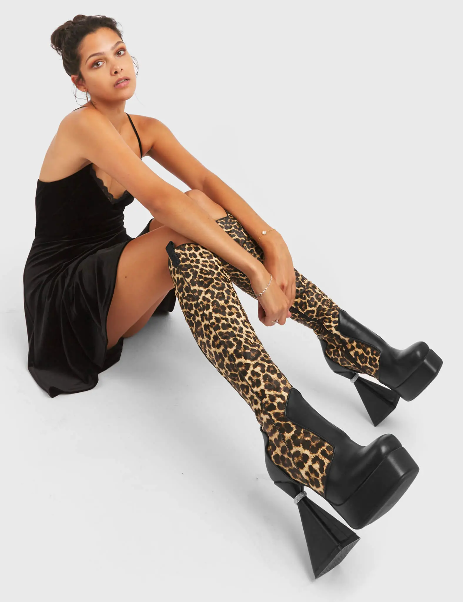Curious Platform Knee High Boots - Image 2
