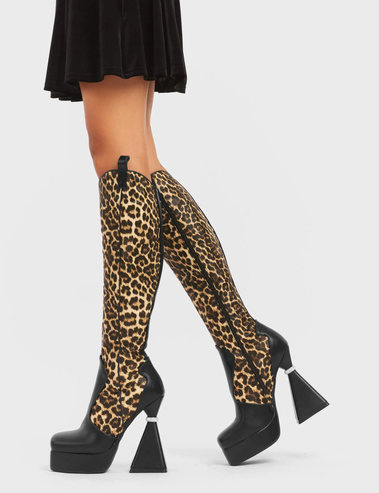 Curious Platform Knee High Boots - Image 3