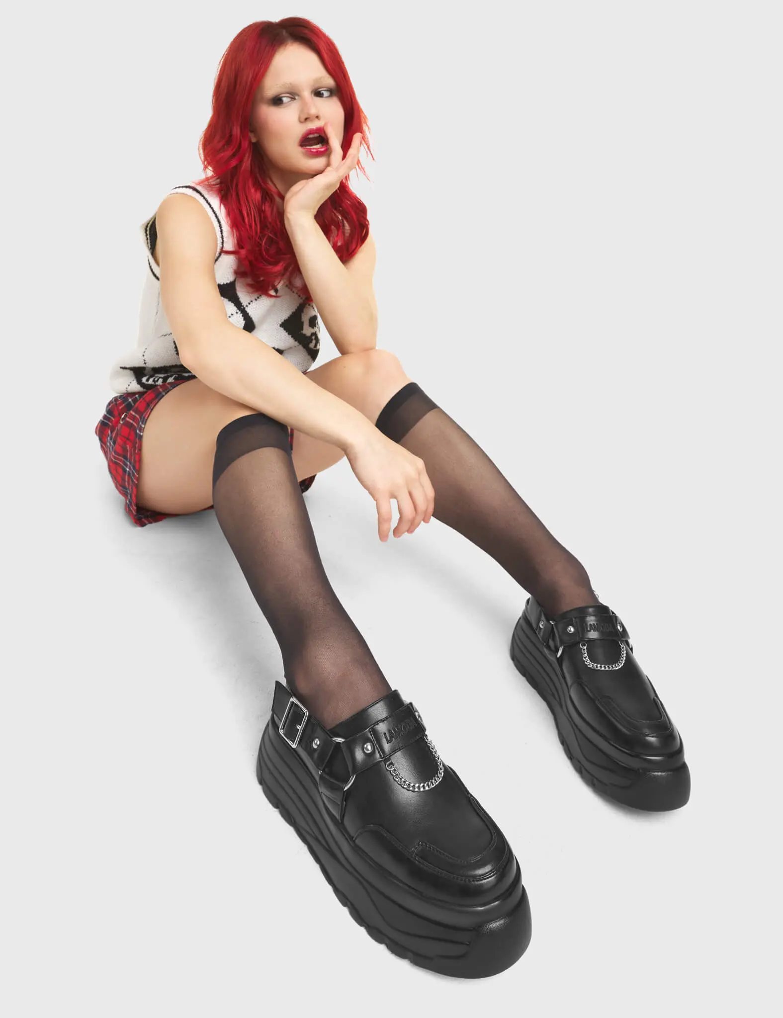 Cut Above Chunky Platform Clogs - Image 3