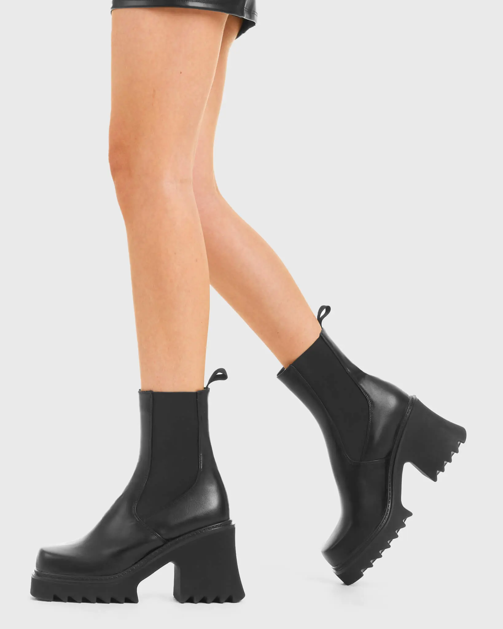 Elevate Chunky Platform Ankle Boots - Image 3