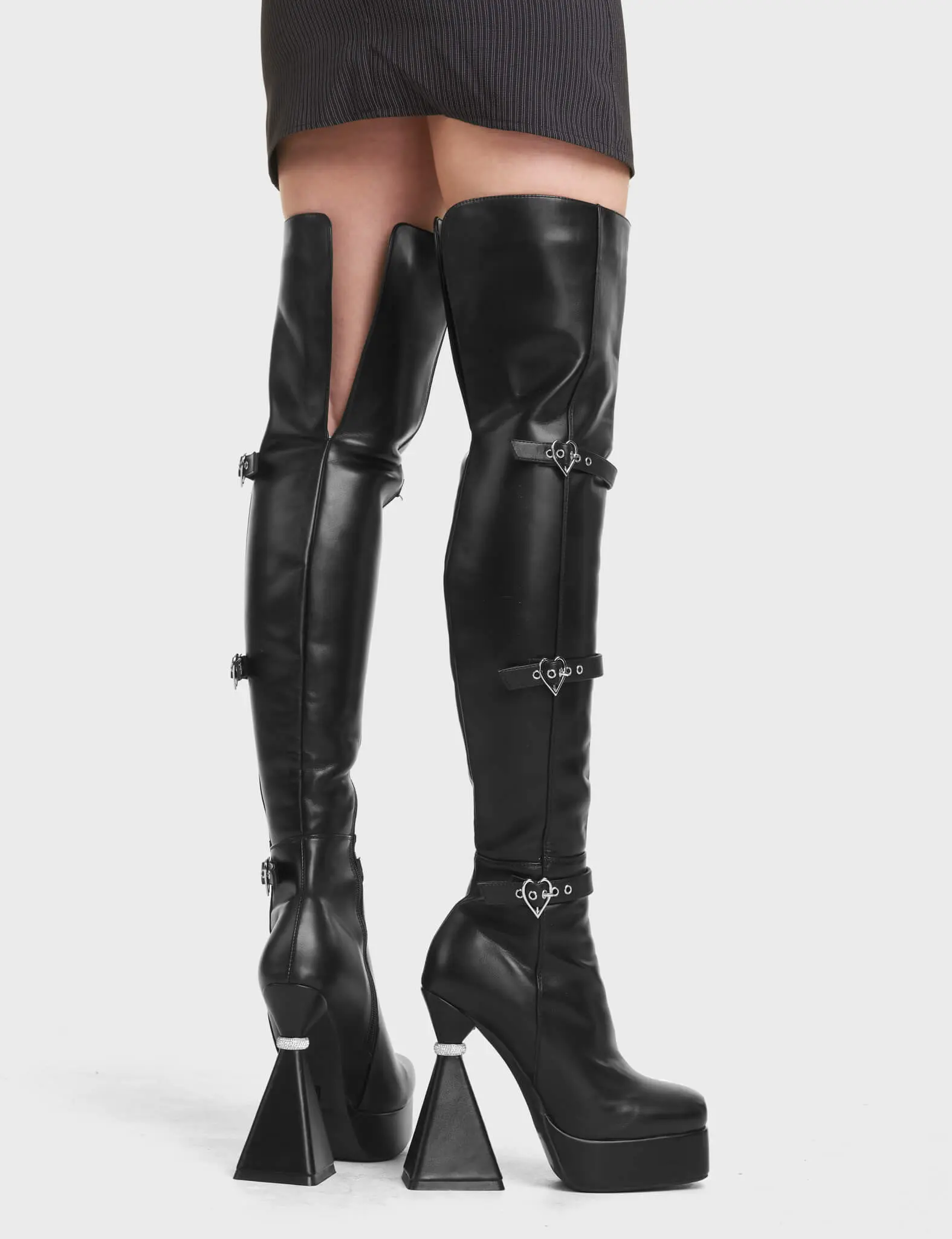 Fantasy Platform Thigh High Boots