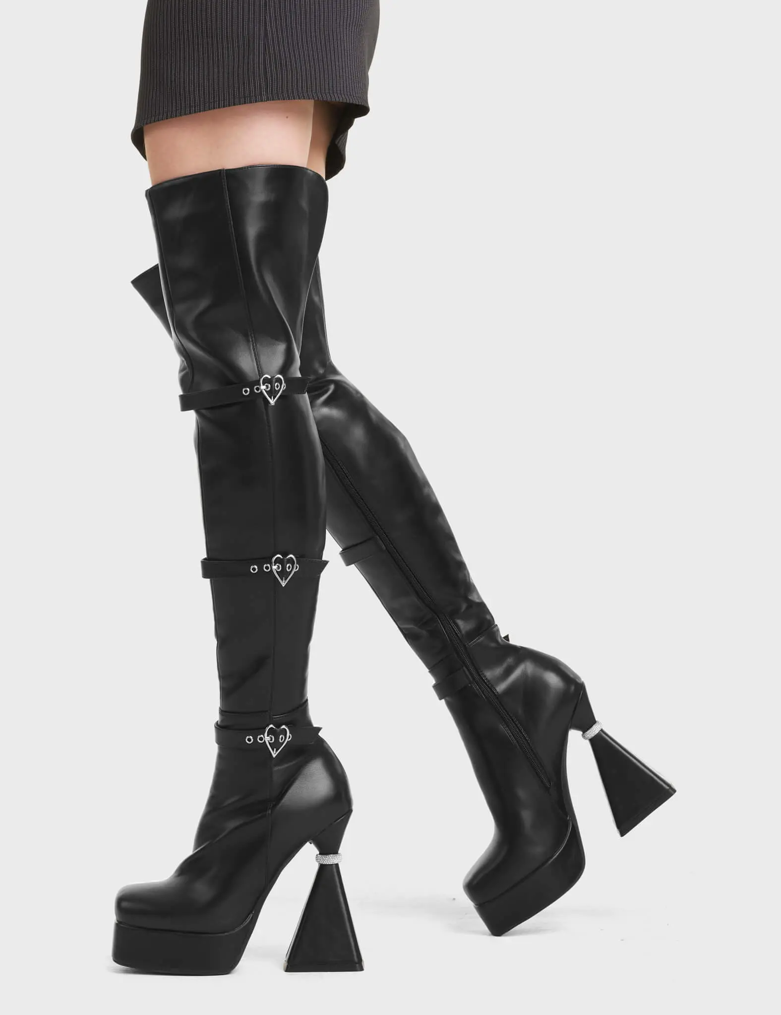 Fantasy Platform Thigh High Boots - Image 3