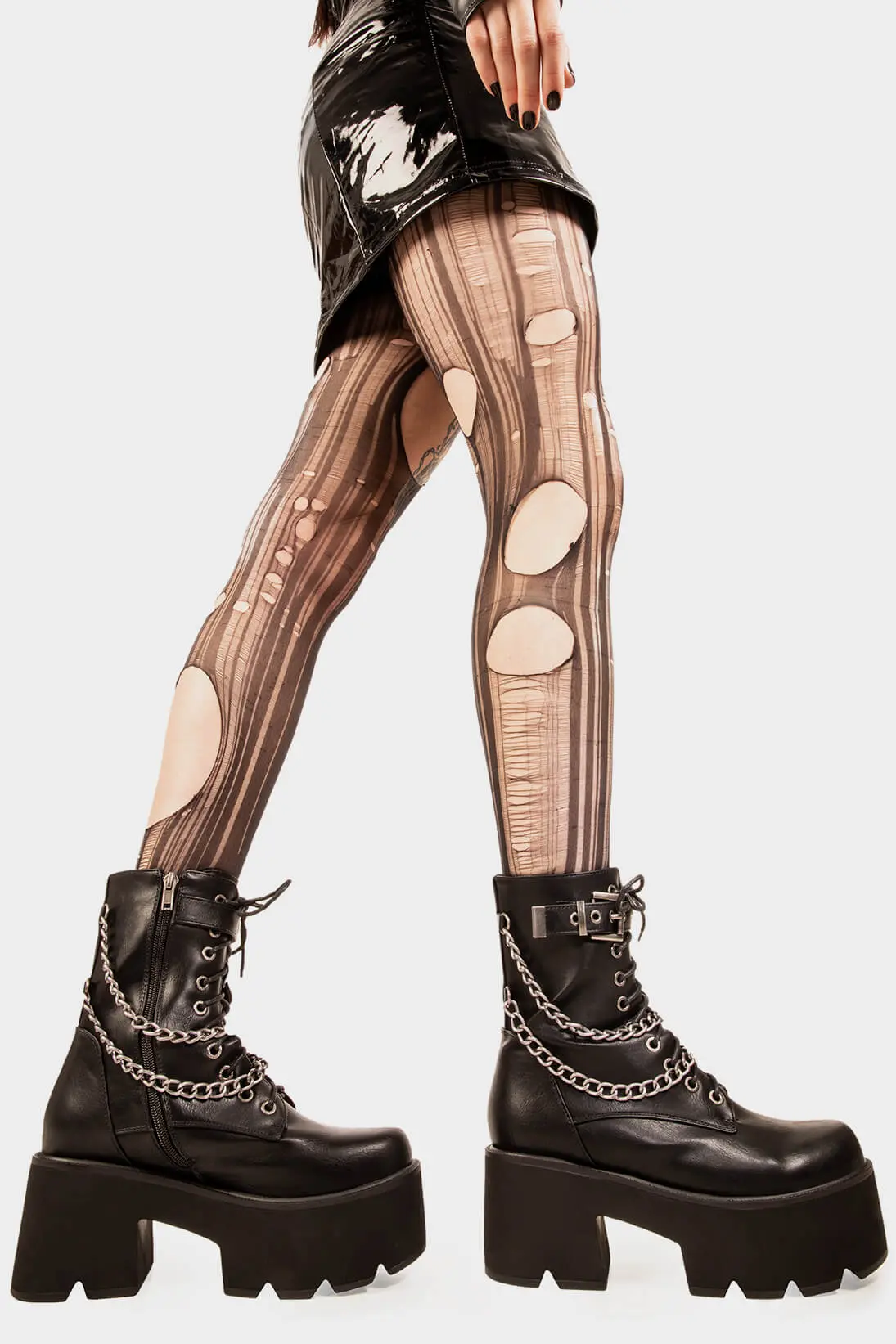 Flip The Switch Chunky Platform Boots - Image 3