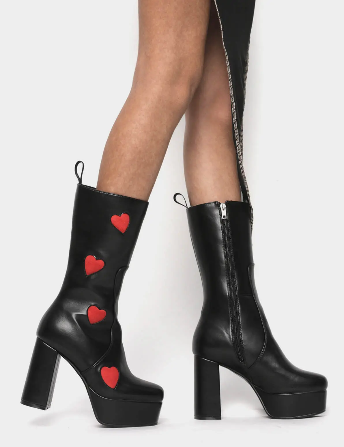 Game Of Love Platform Calf Boots - Image 3