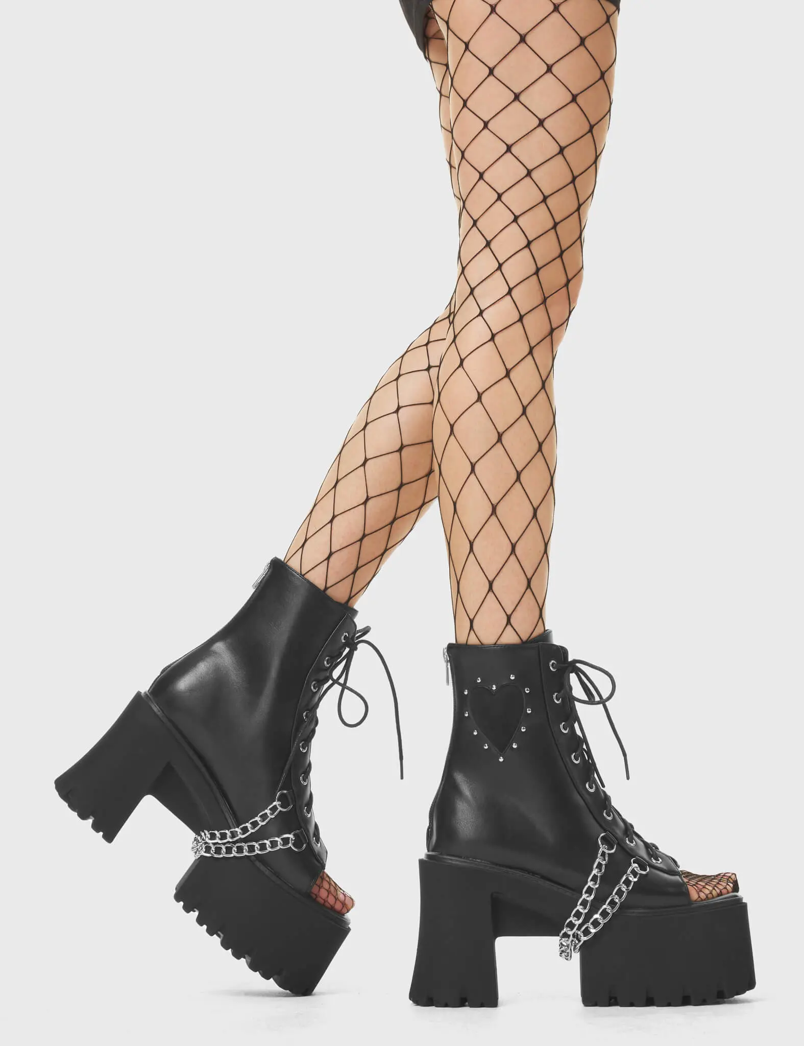 Get To It Chunky Platform Ankle Boots - Image 4