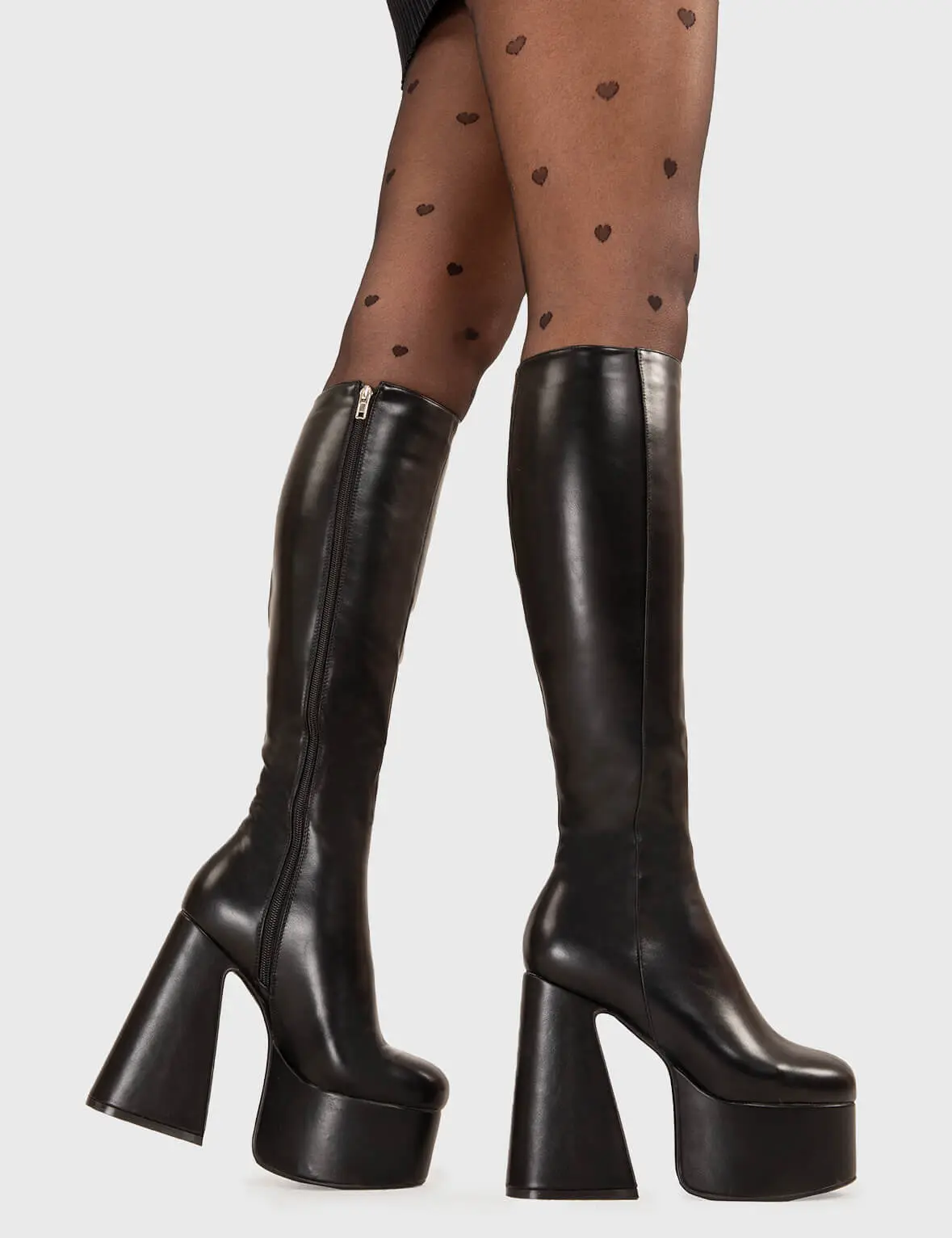Hate You Platform Knee High Boots - Image 3