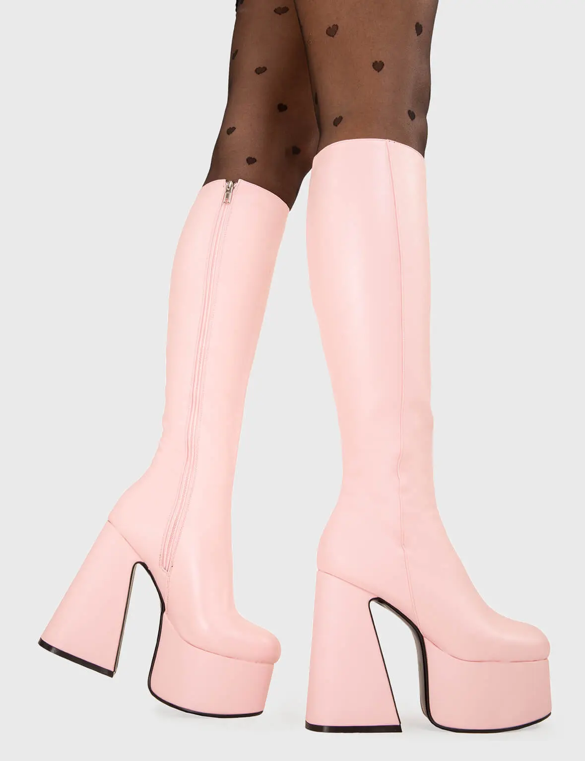 Hate You Platform Knee High Boots - Image 3