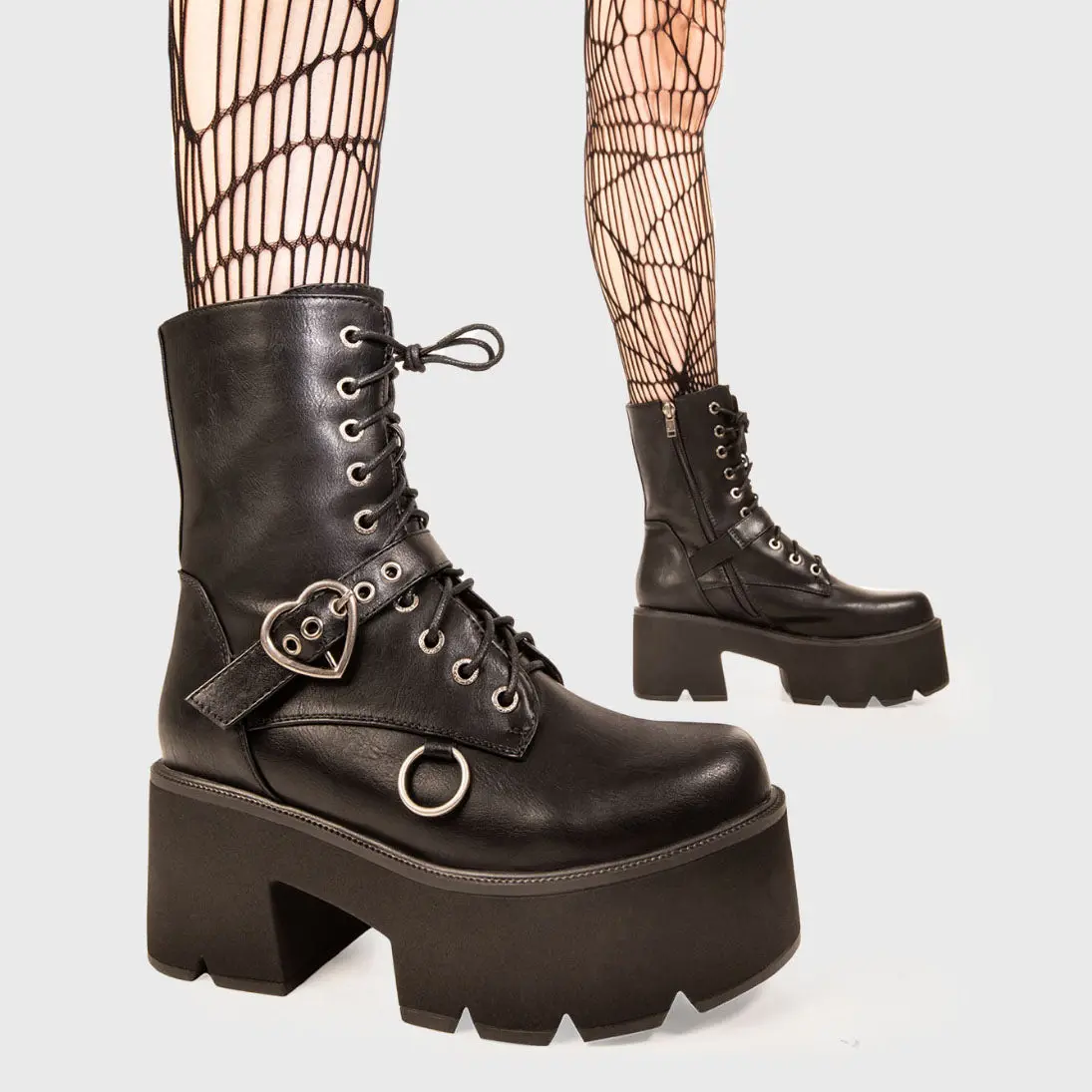 Heartless Chunky Platform Boots - Image 4