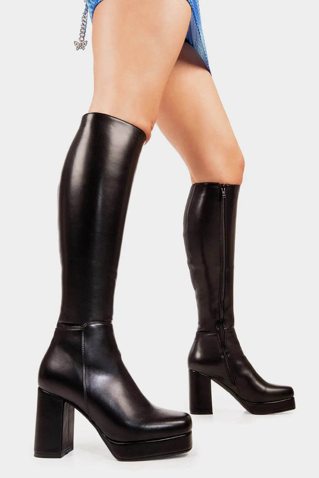 Humble Platform Knee High Boots - Image 2