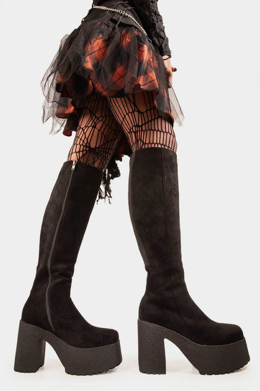 I'm What You Want Knee High Platform Boots - Image 3