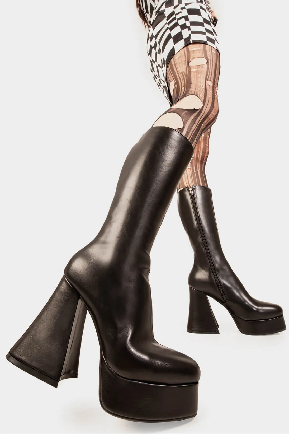 Infatuation Platform Calf Boots