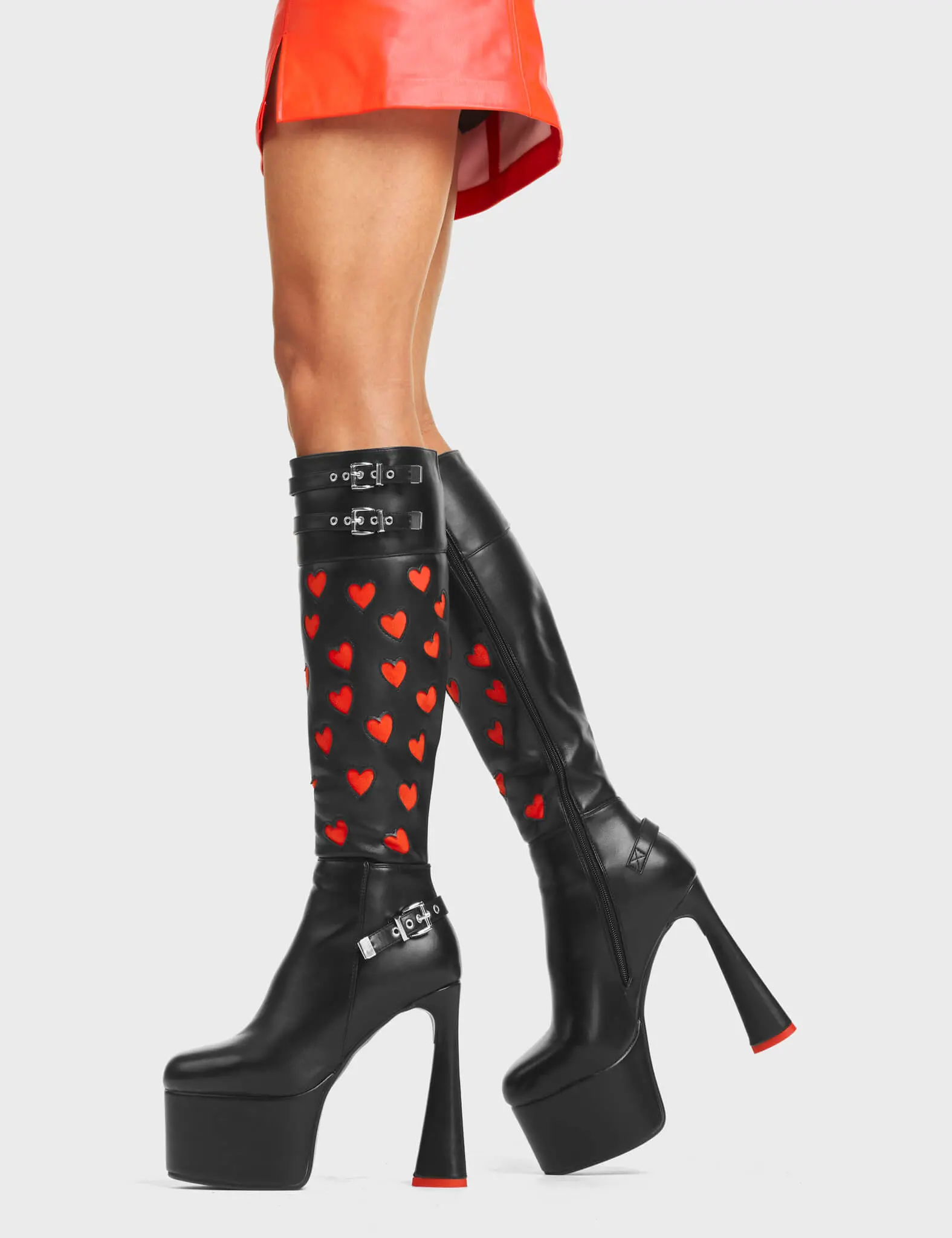 Intimate Platform Knee High Boots - Image 4