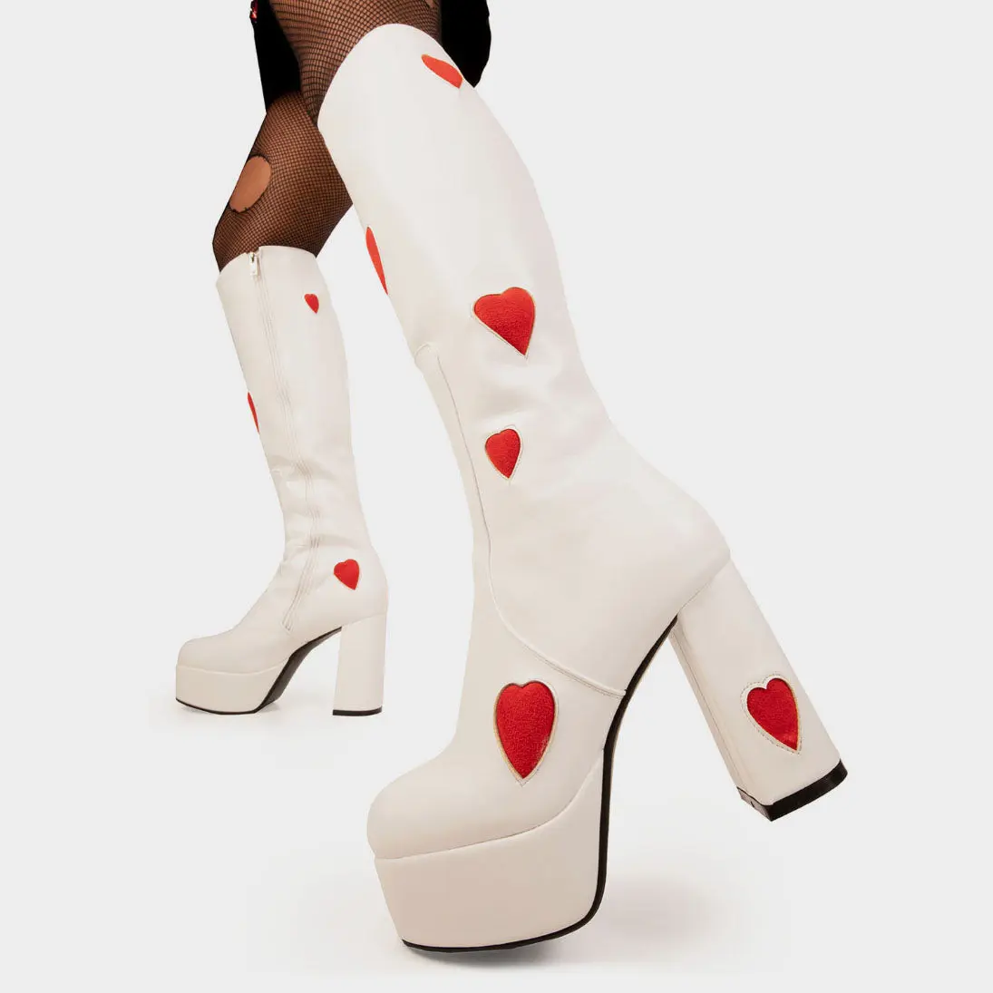 Jam Tarts Platform Knee High Boots - Image 4