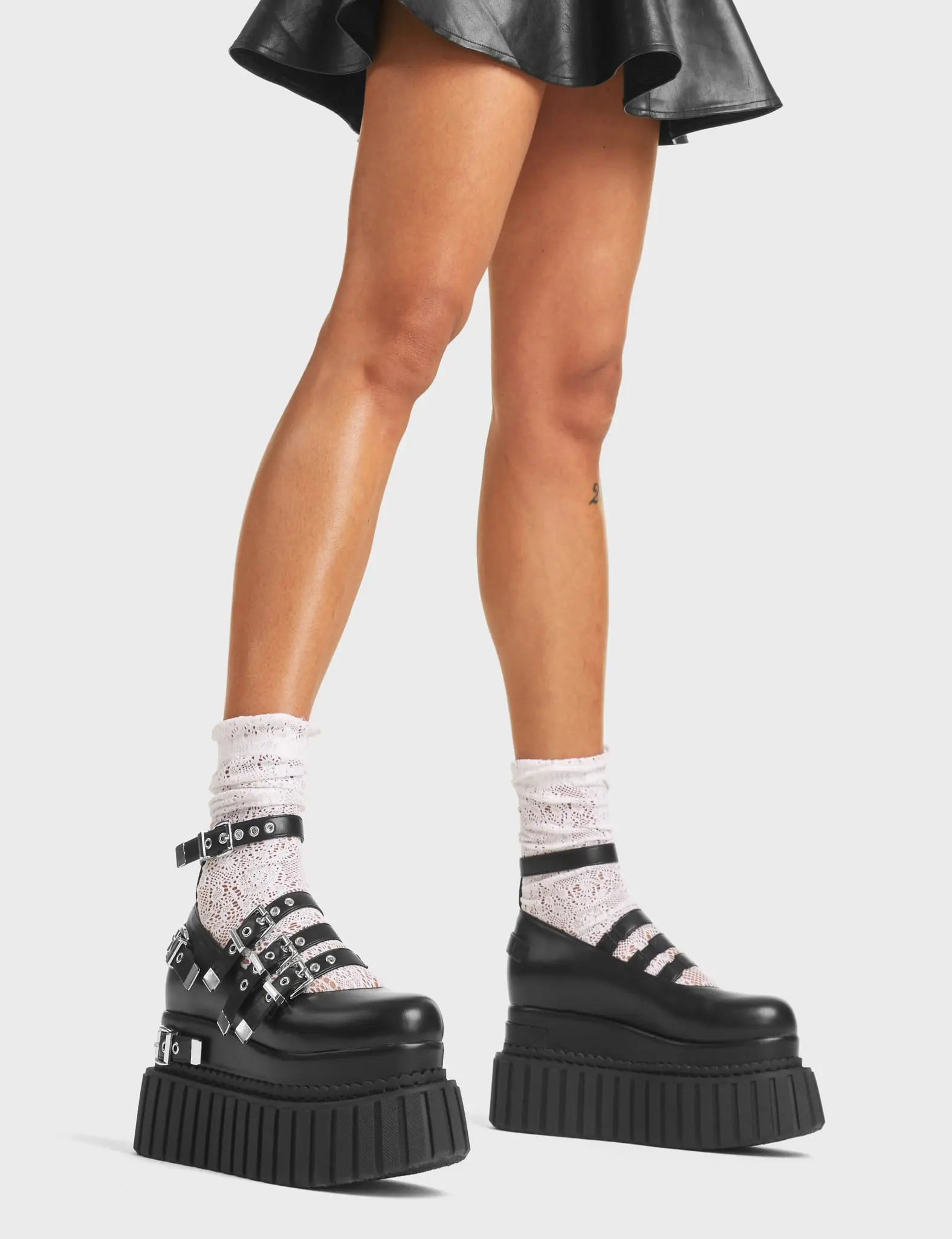 Daydreaming Chunky Platform Creeper Shoes - Image 2