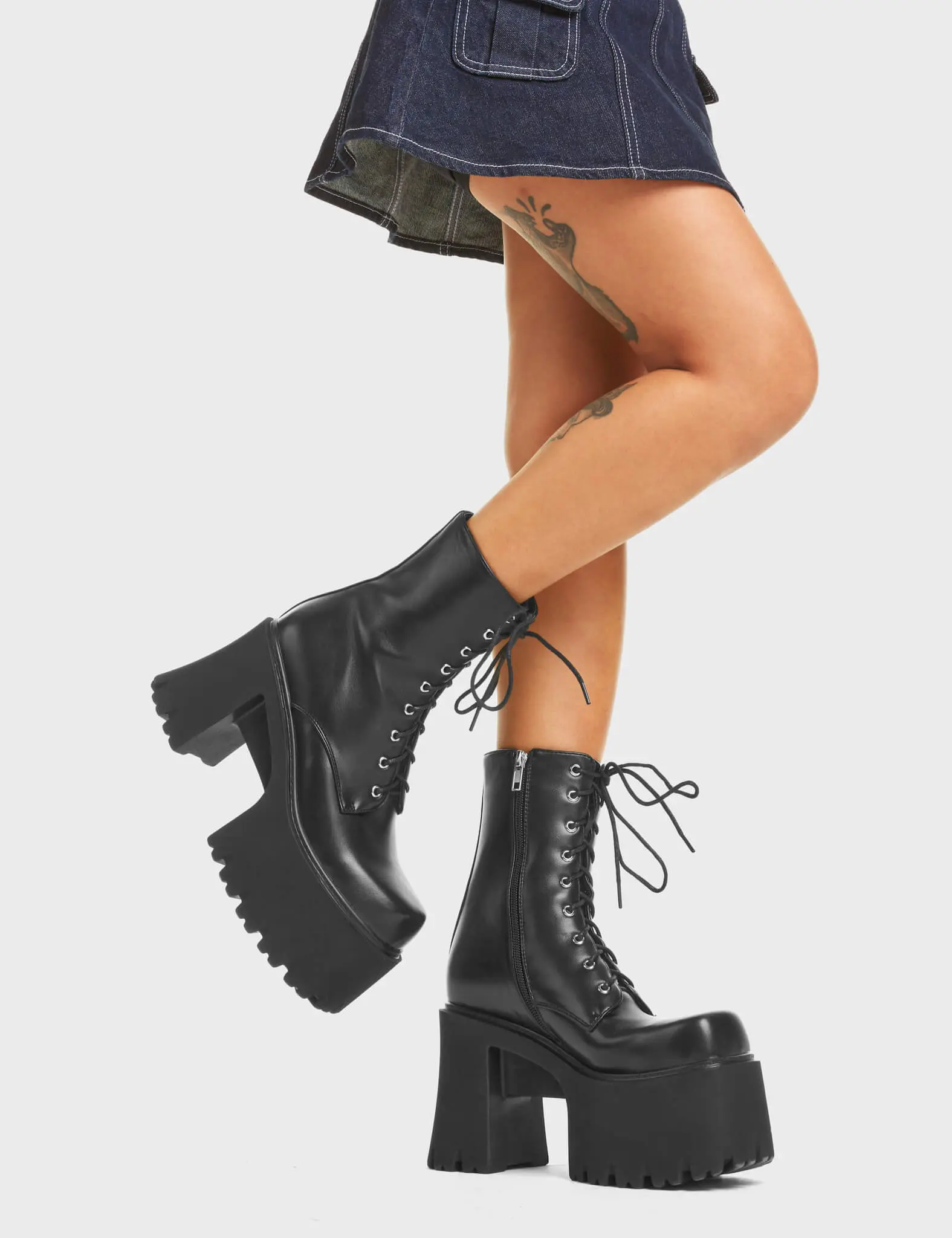 Passion Chunky Platform Ankle Boots