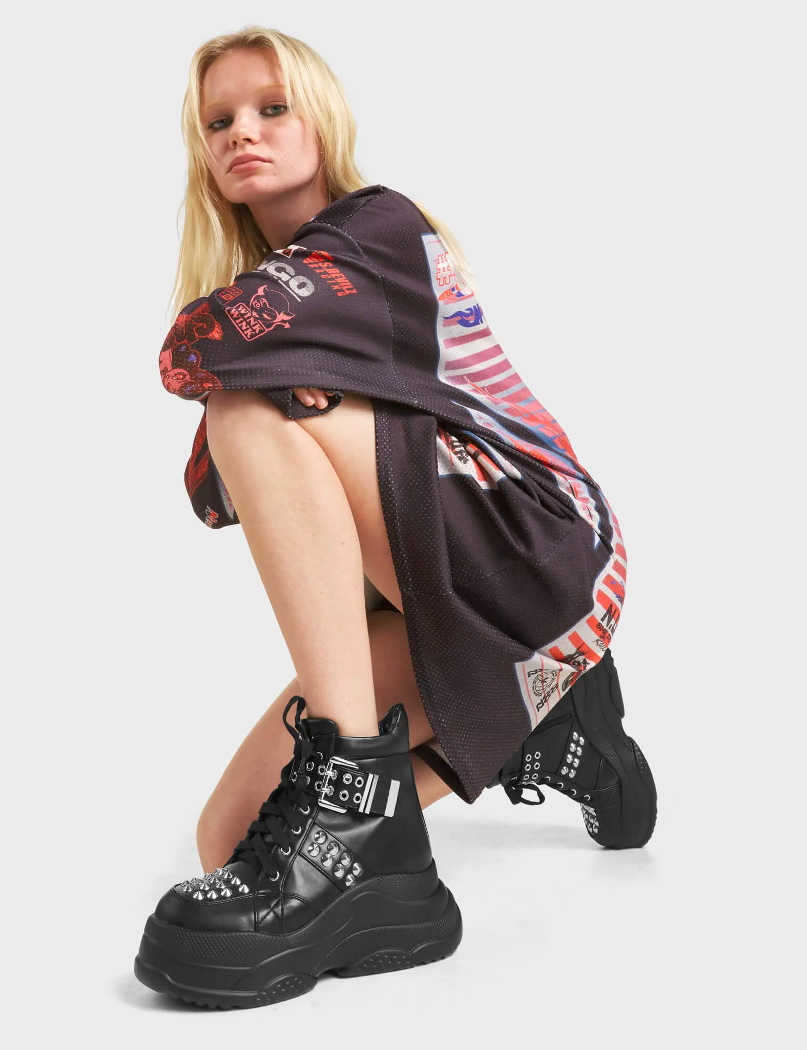 Lost It All Chunky Platform Sneakers - Image 3