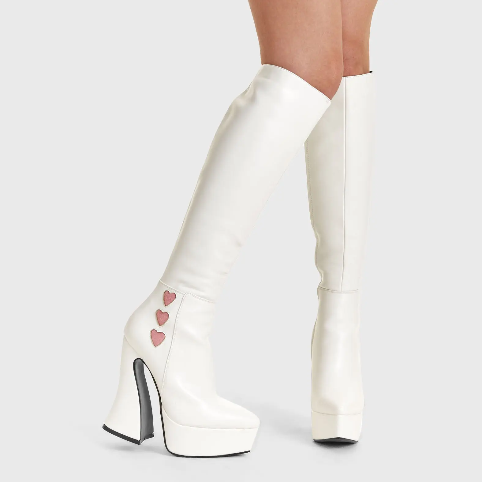 Love Potion Platform Knee High Boots - Image 4