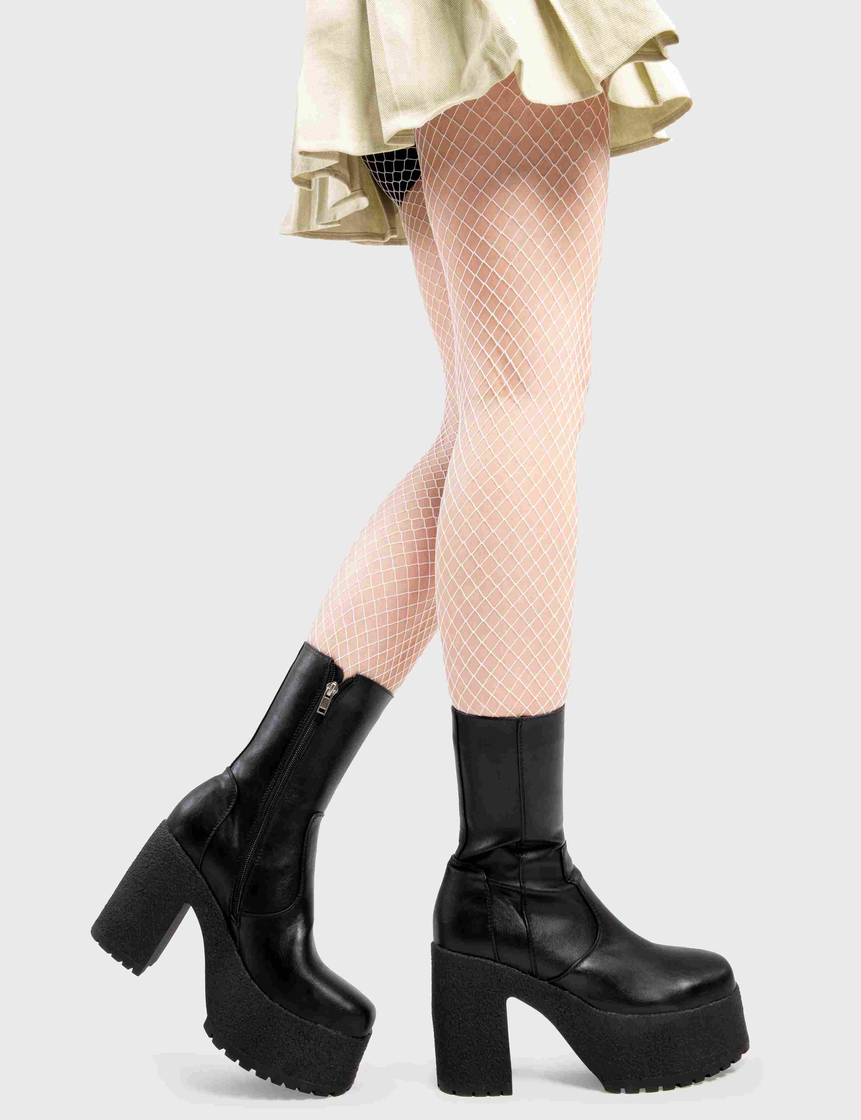 Mannequin Worthy Platform Ankle Boots - Image 3