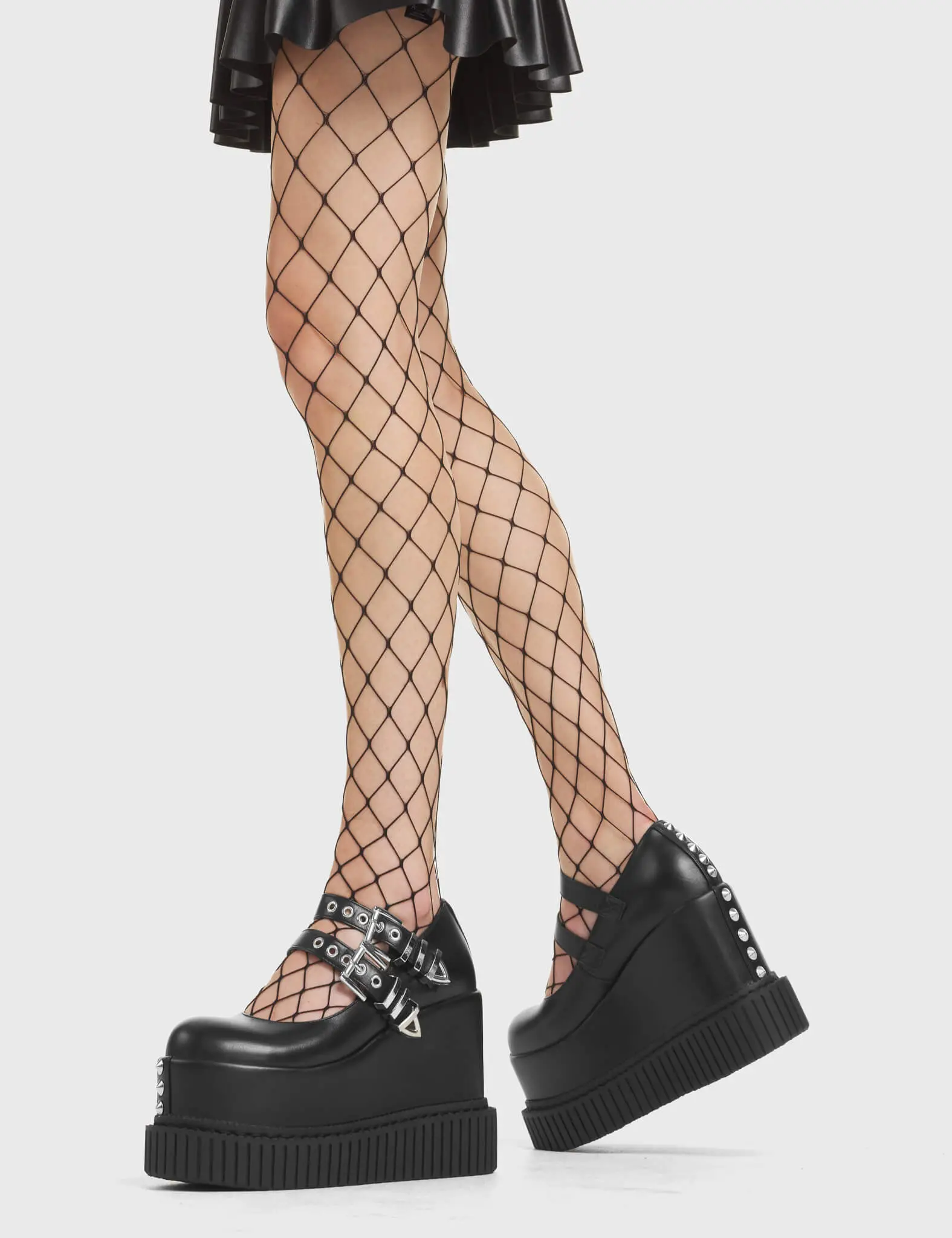 Menace Chunky Platform Creeper Shoes - Image 2