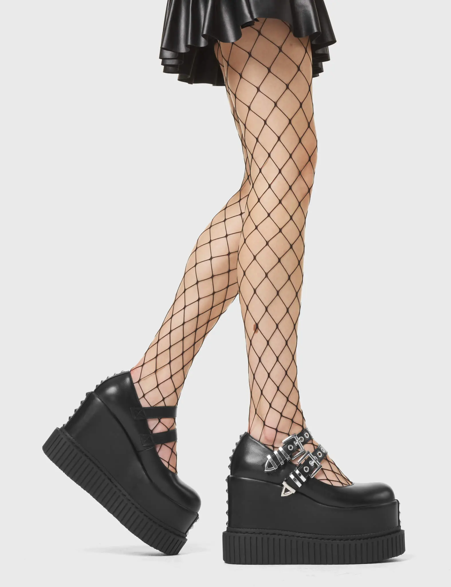 Menace Chunky Platform Creeper Shoes - Image 5