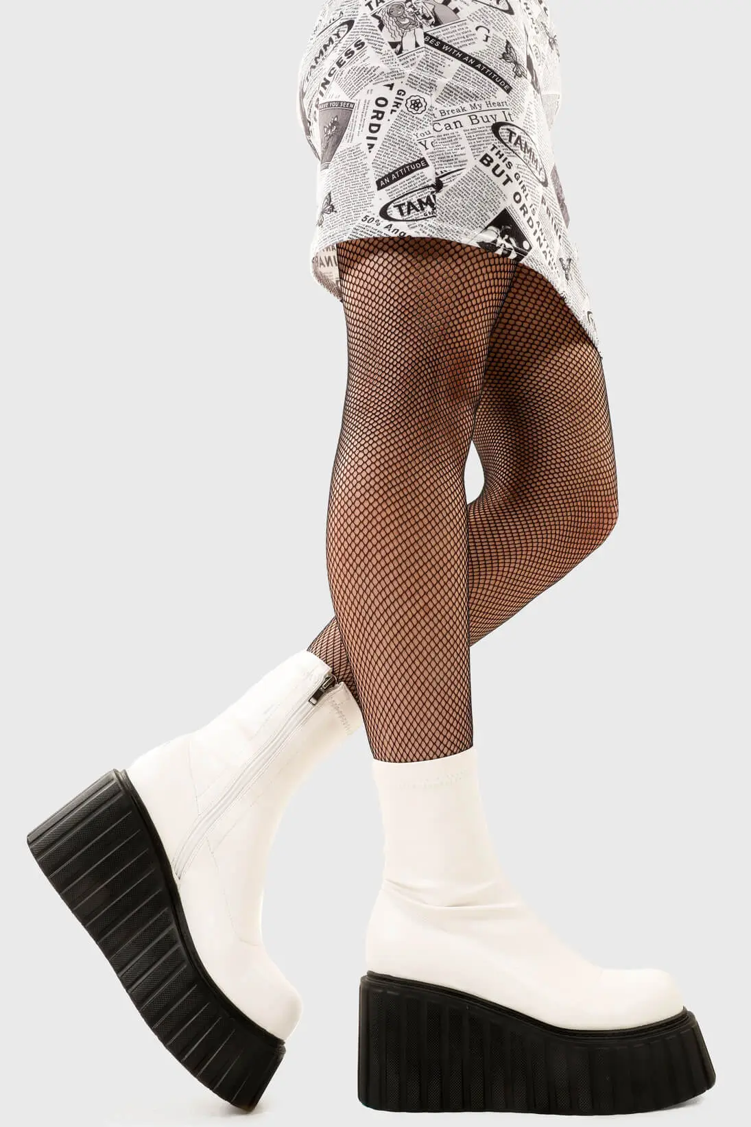 Muster Up Chunky Ankle Creeper Boots - Image 5