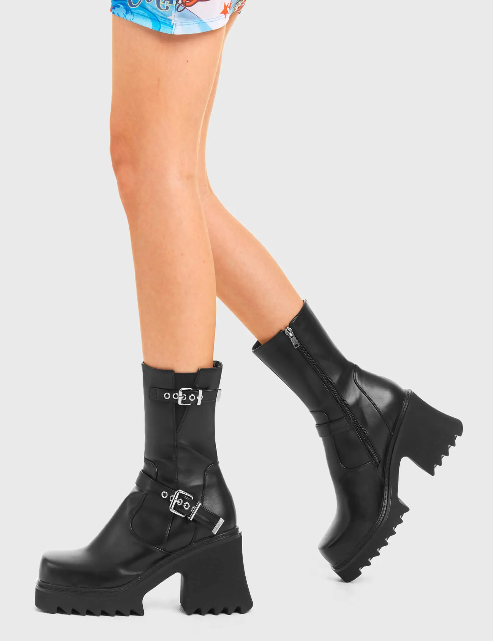 New Mission Chunky Platform Ankle Boots - Image 3