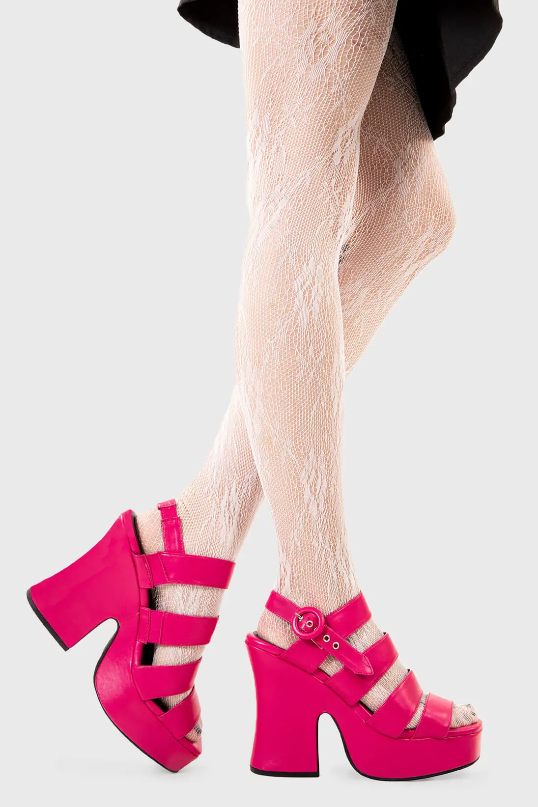 Not A Friend Platform Sandals - Image 3