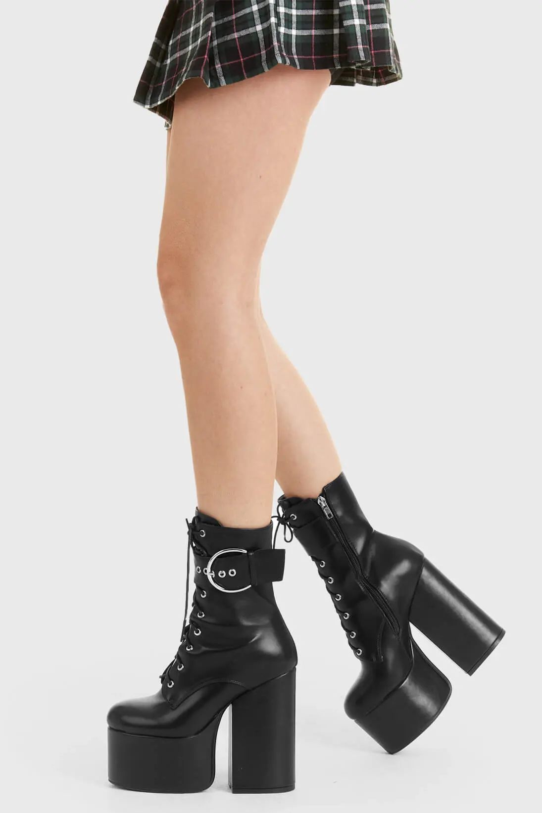 One Shot Platform Ankle Boots - Image 2