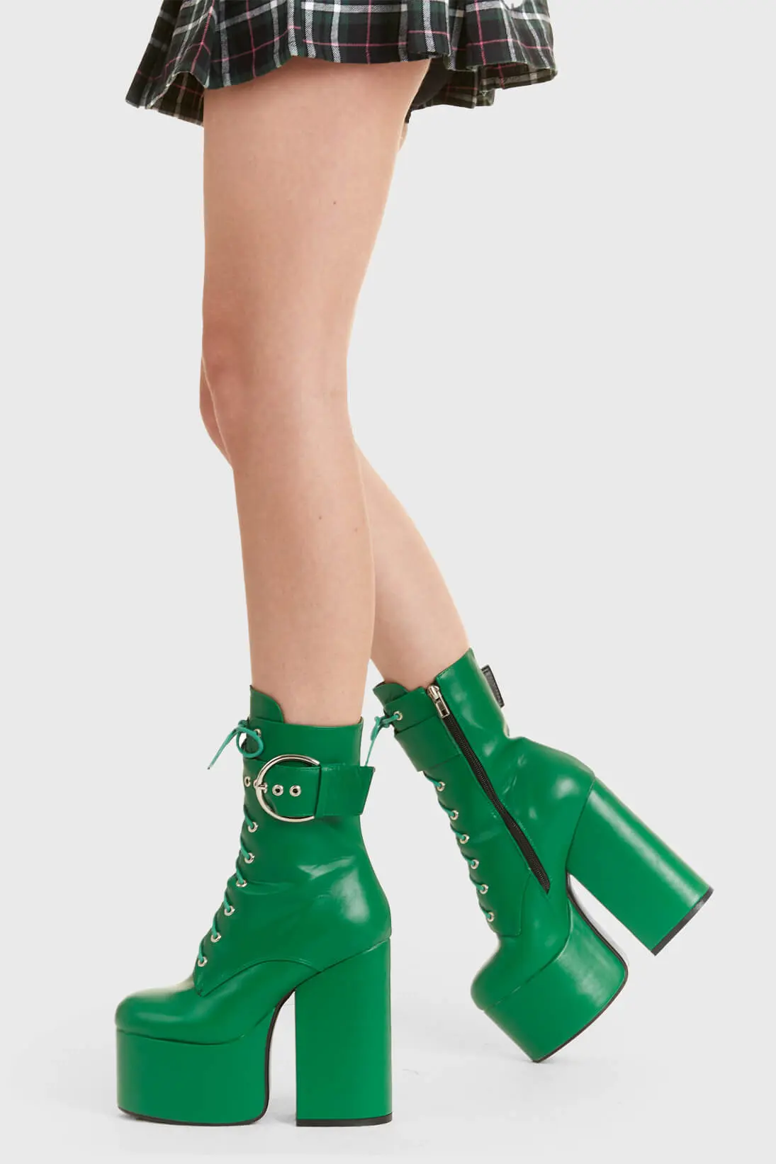 One Shot Platform Ankle Boots - Image 2