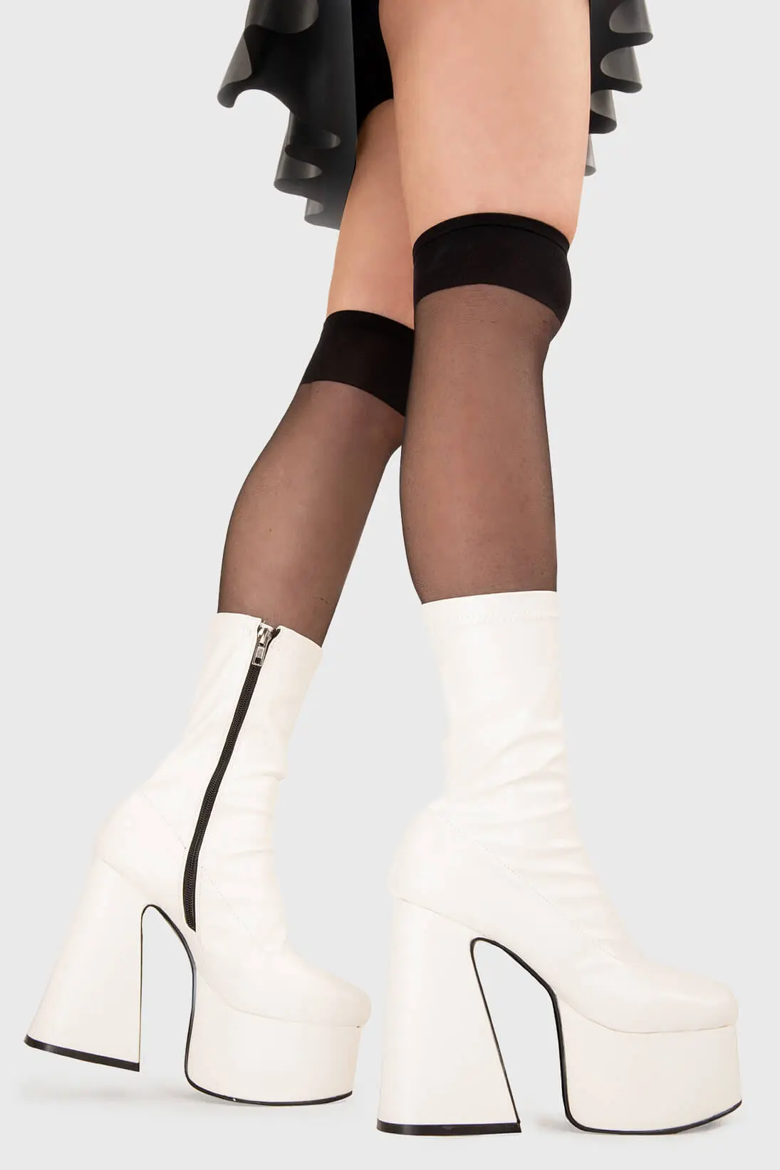 Over It Platform Ankle Boots - Image 4
