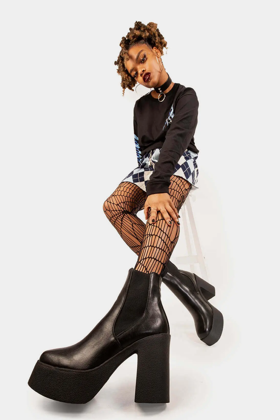 Pick N Mix Platform Ankle Boots - Image 2