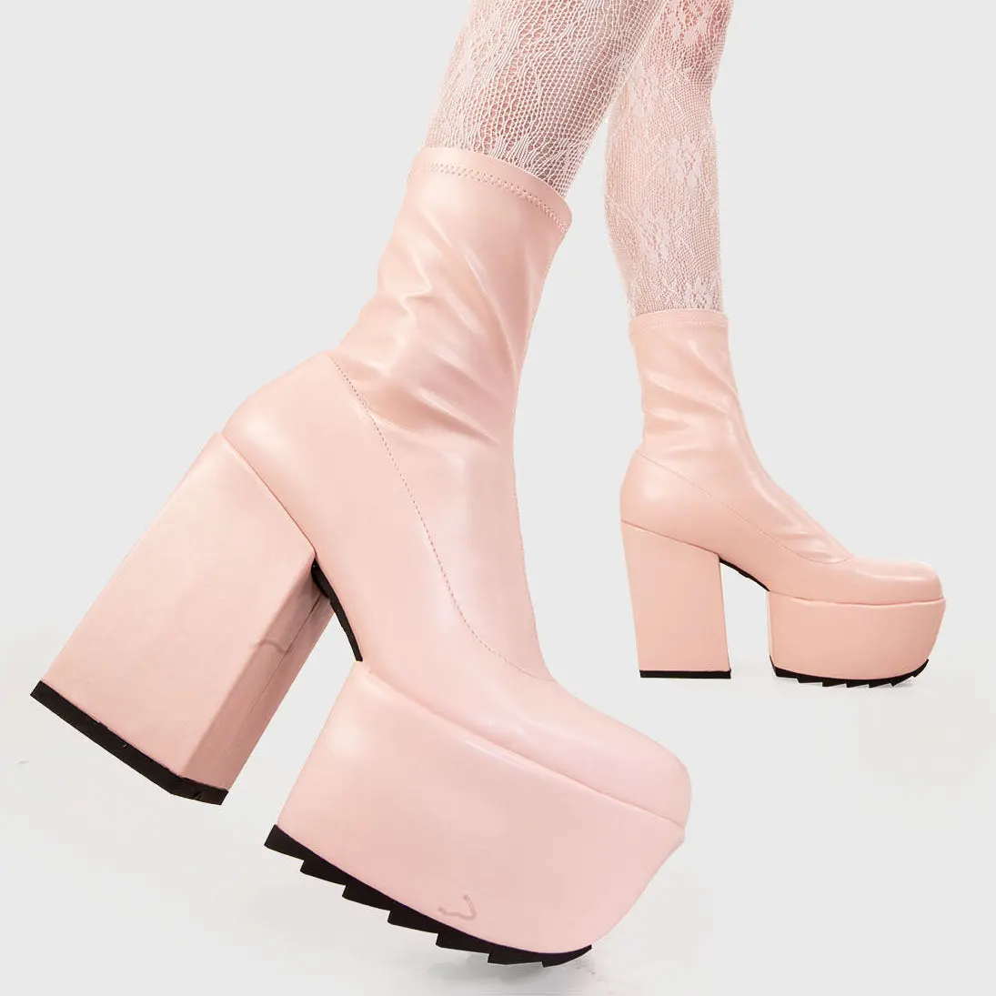 Pretty Please Platform Ankle Boots - Image 4