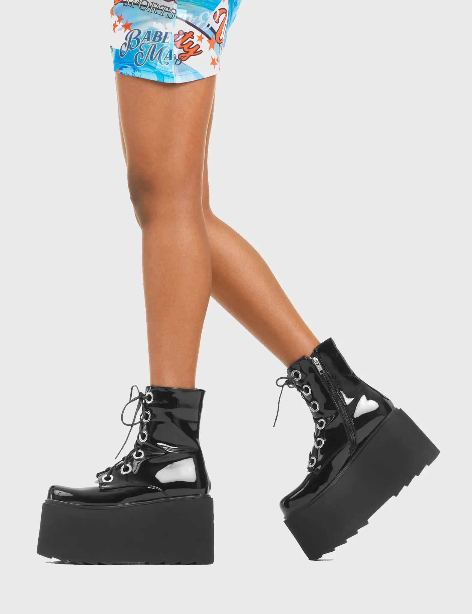 Renegade Chunky Platform Ankle Boots - Image 3