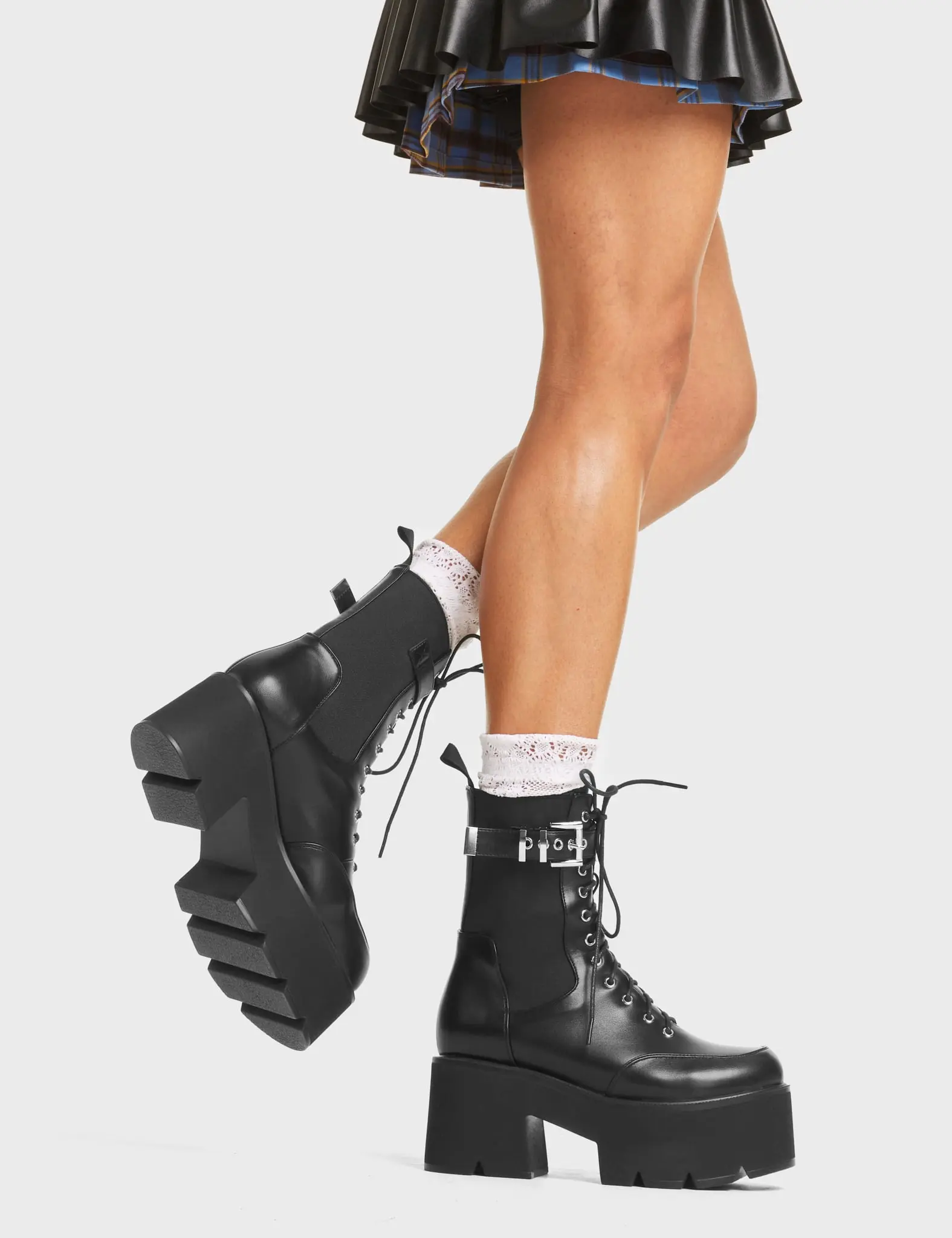 Rocket Chunky Platform Ankle Boots - Image 2