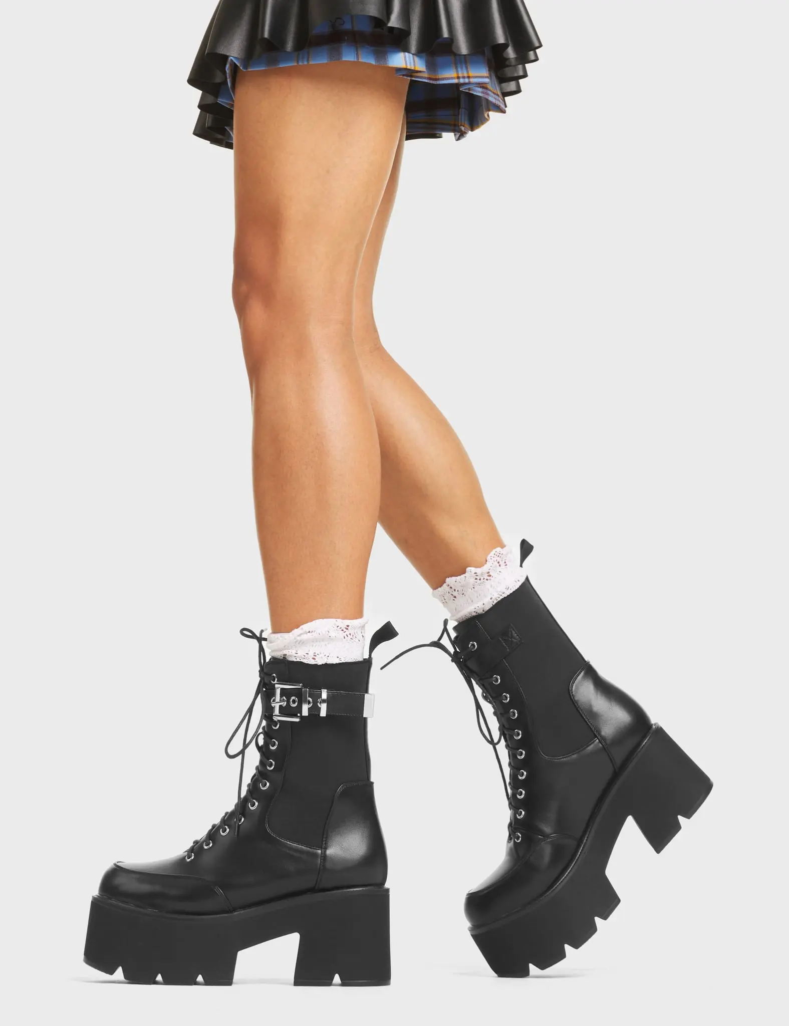 Rocket Chunky Platform Ankle Boots - Image 4