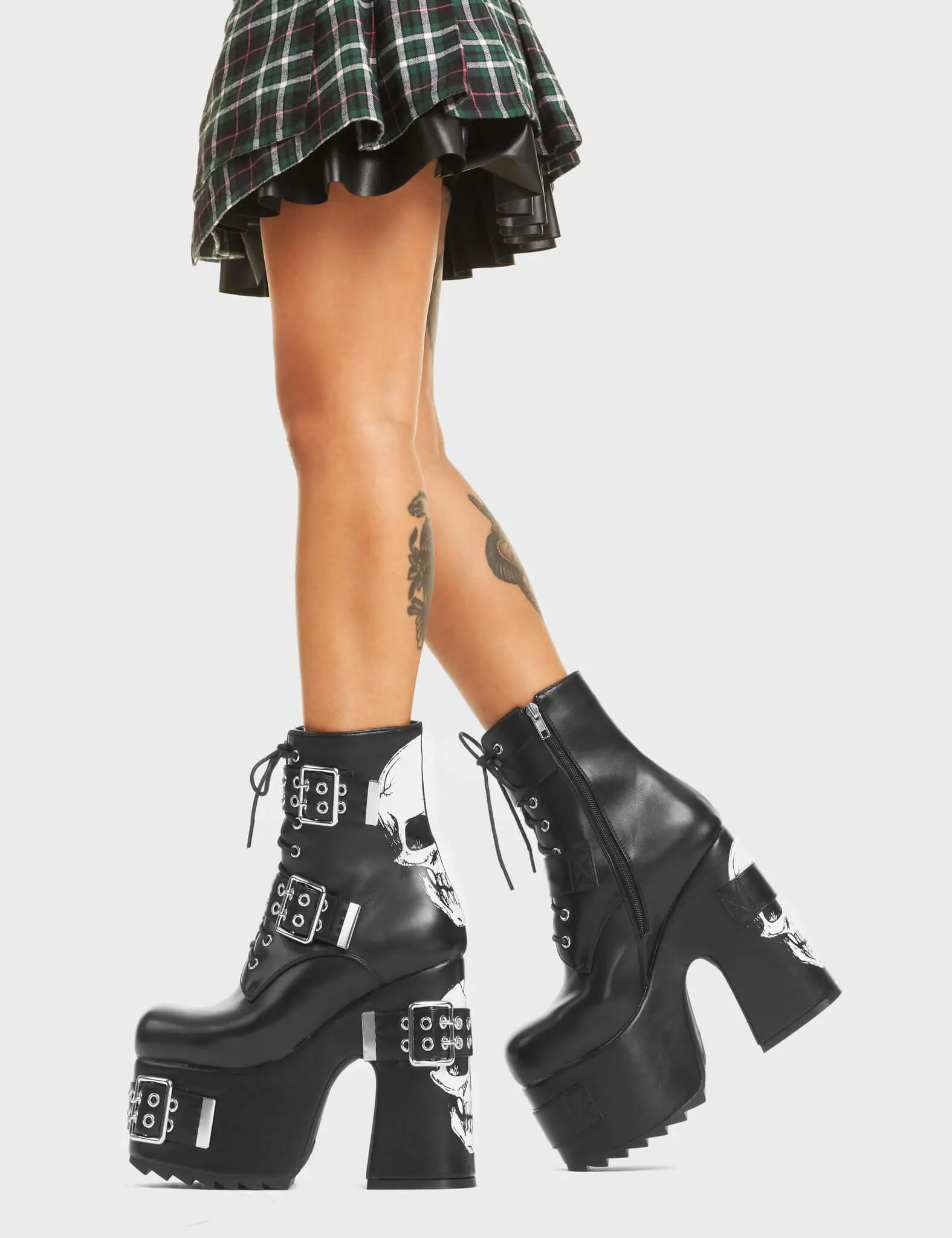 Whatever Chunky Platform Ankle Boots - Image 2