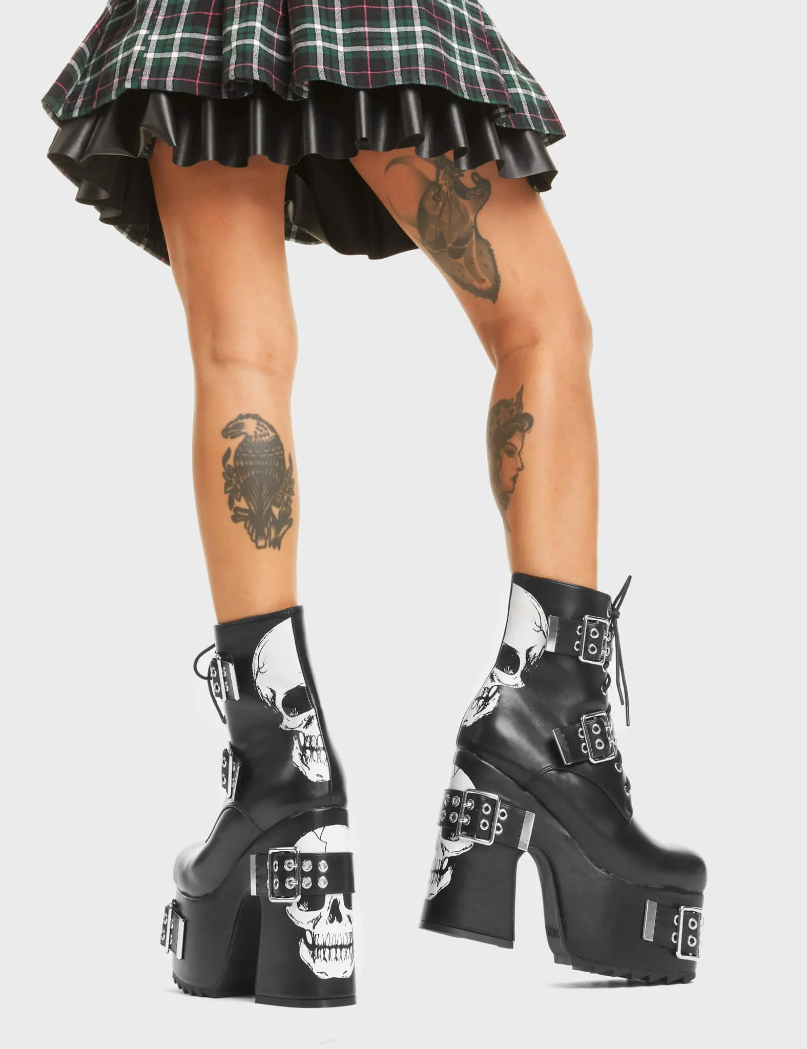 Whatever Chunky Platform Ankle Boots - Image 4