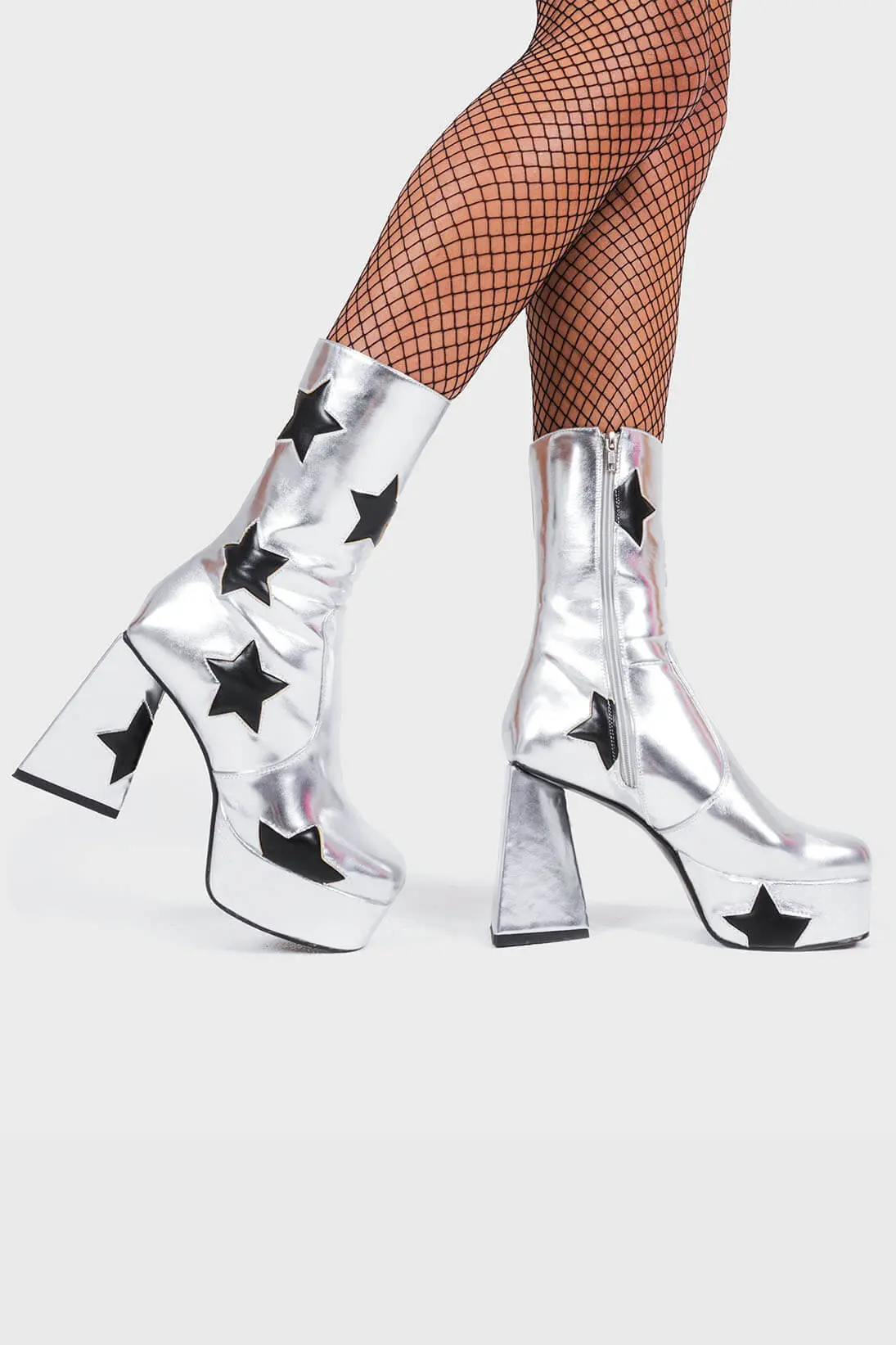 Seeking Stars Platform Ankle Boots - Image 4