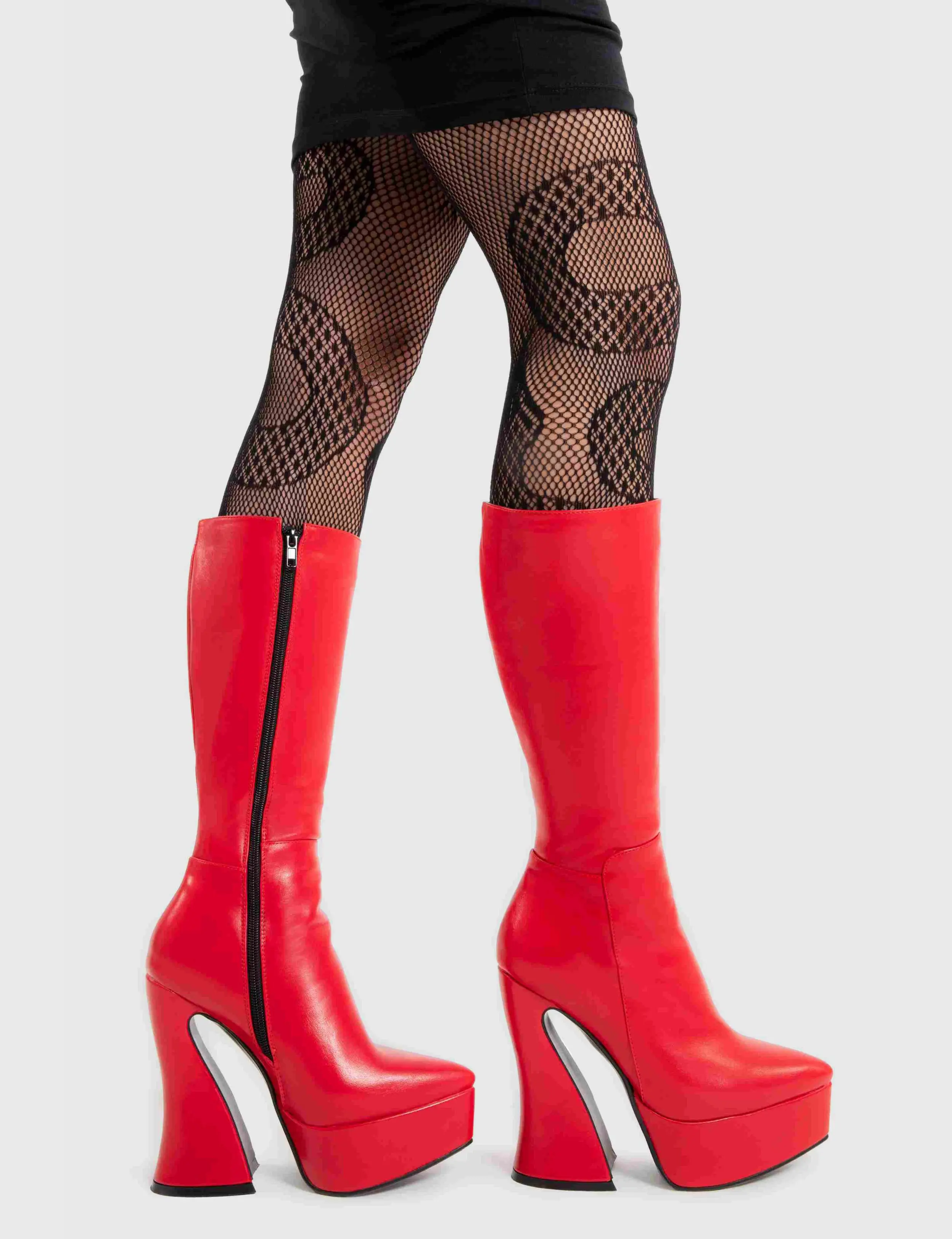 Sketchy Platform Calf Boots - Image 3